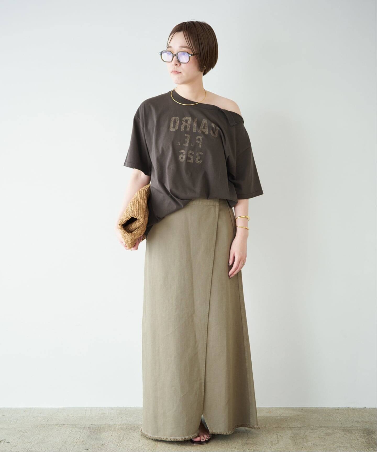 Plage カレッジエイト パシフィック 別注SHOULDER SLIT TEE Collegiate Pacific/カレッジエイト パシフィック 別注 SHOULDER SLIT