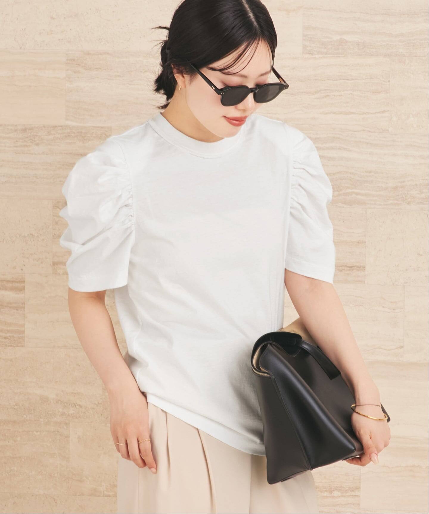 CURRENTAGE / カレンテージ SHOULDER トップス（Tシャツ／カットソー