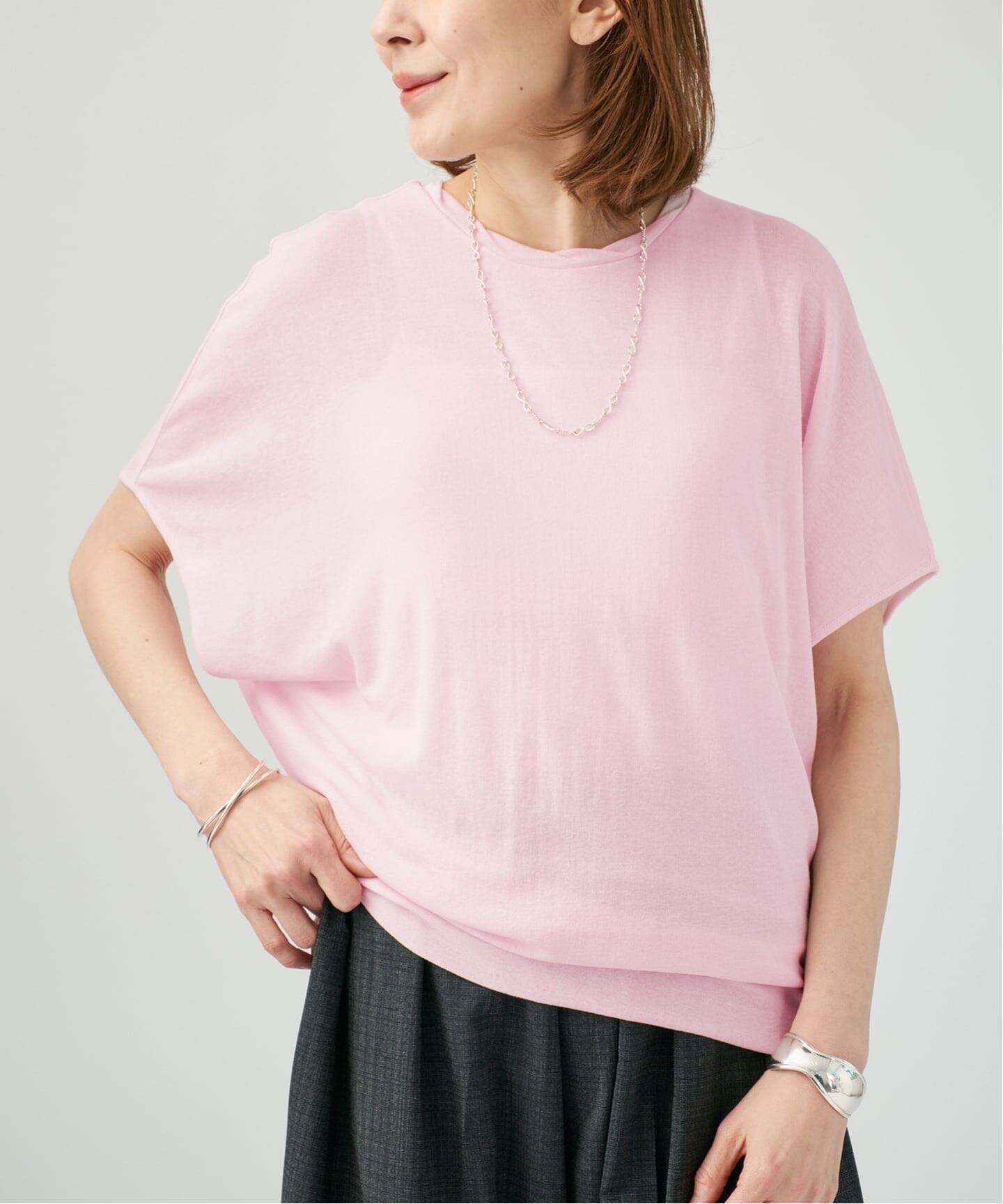 シアーフライスレーヤードトップス（Tシャツ／カットソー）｜VERMEIL