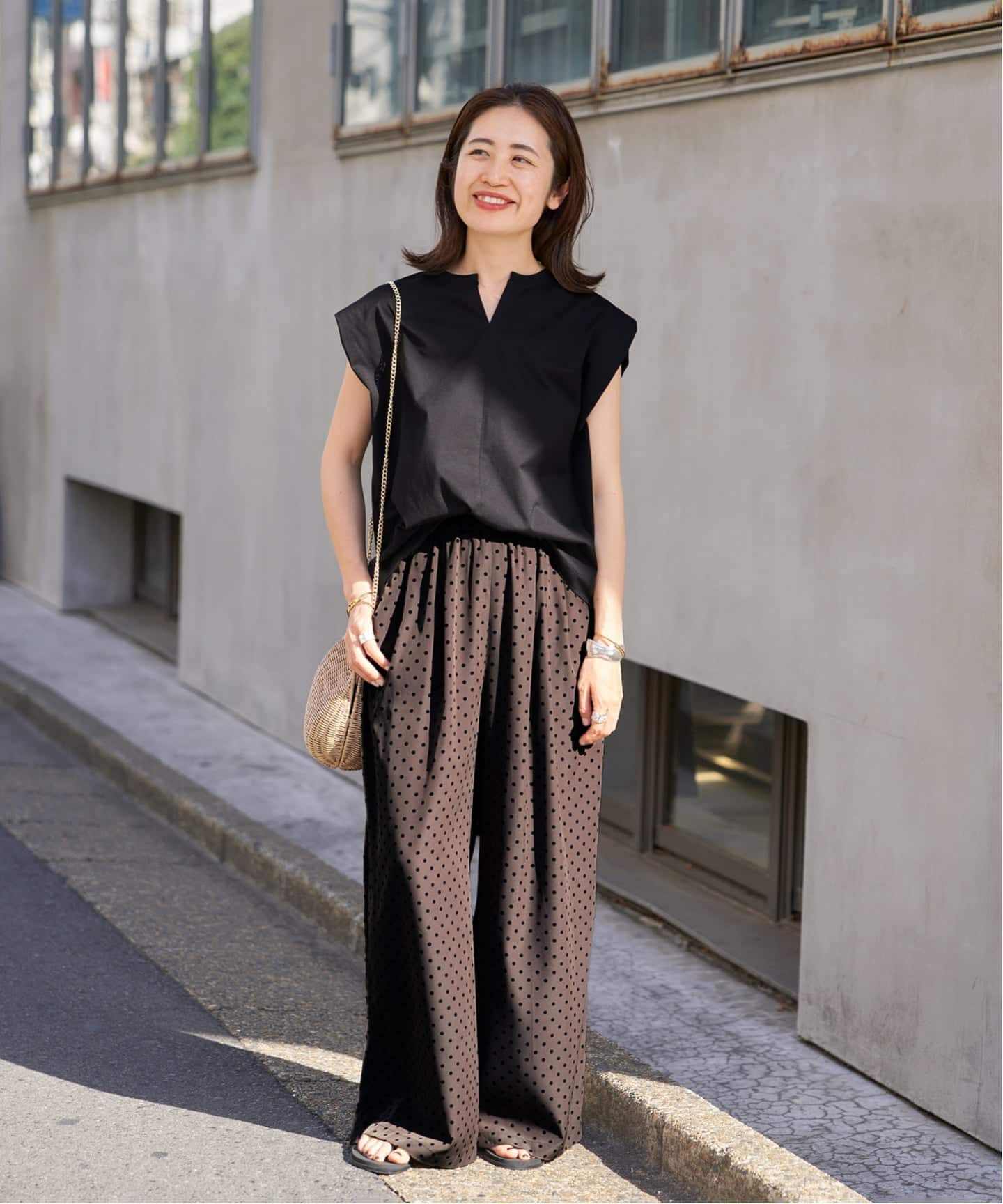 今季新品！VERMEIL par iena イエナ ノースリーブプルオーバー 予約》ヘンリーノースリーブ プルオーバー（Tシャツ／カットソー