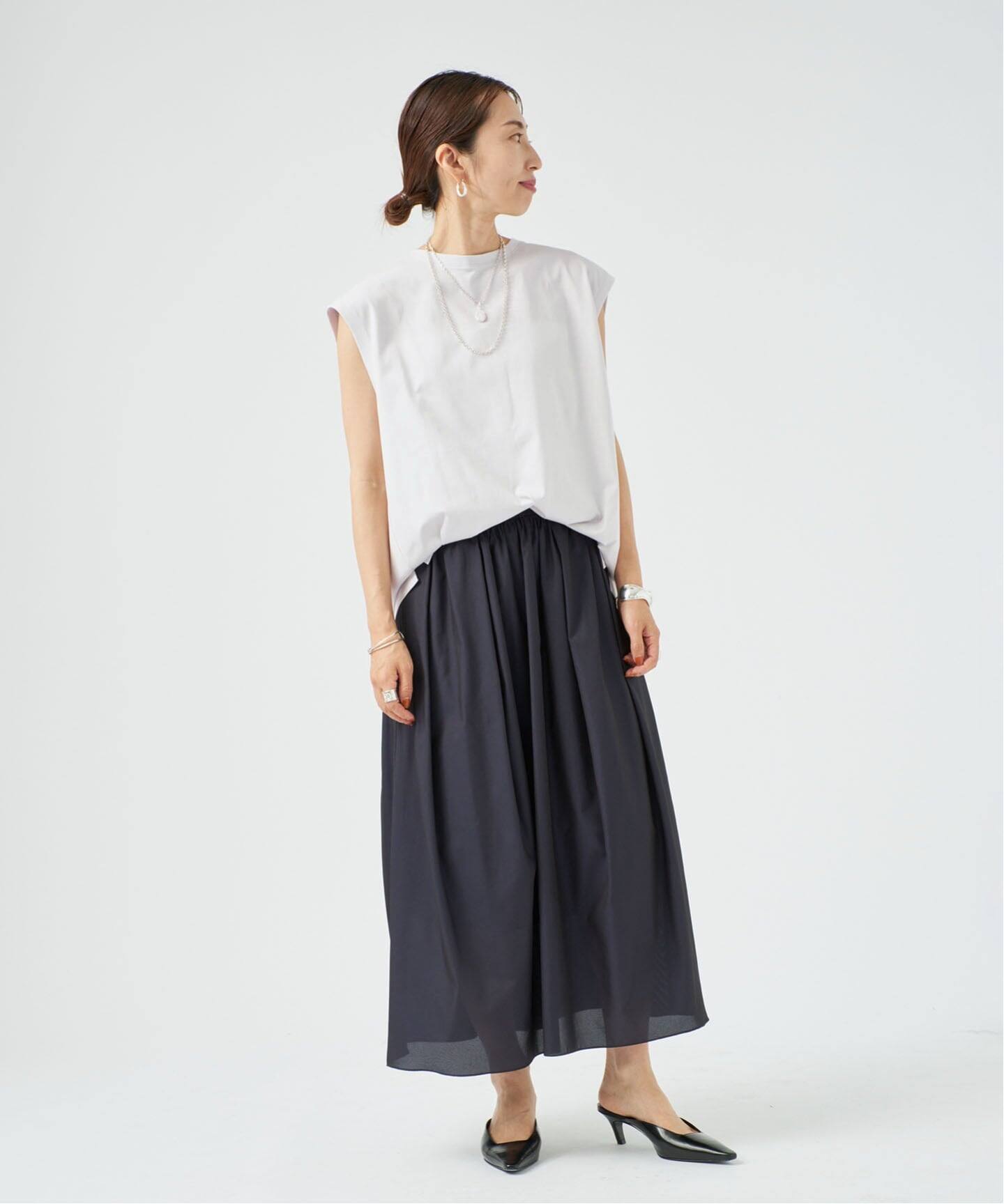 フレンチタックプルオーバー（Tシャツ／カットソー）｜VERMEIL par