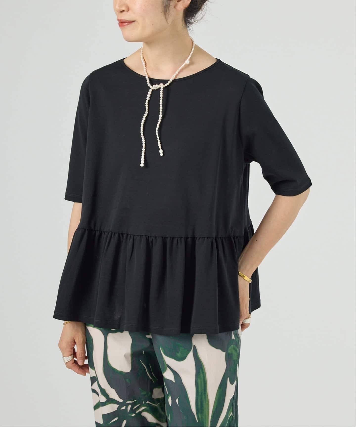 タグ付き✨️VERMEIL par iena⭐️スウェットライクプルオーバー 予約》フリルプルオーバー（Tシャツ／カットソー）｜VERMEIL par iena