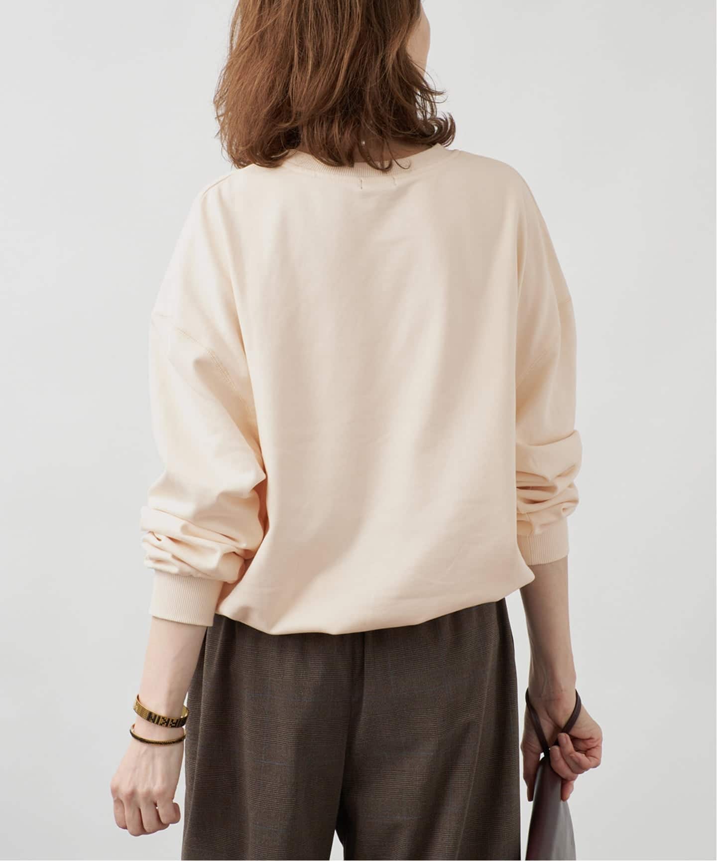 IENA - 【VERMEIL per Iena 】ハードコンパクト裏毛プルオーバー 予約》コンパクトミニ裏毛プルオーバー（Tシャツ／カットソー