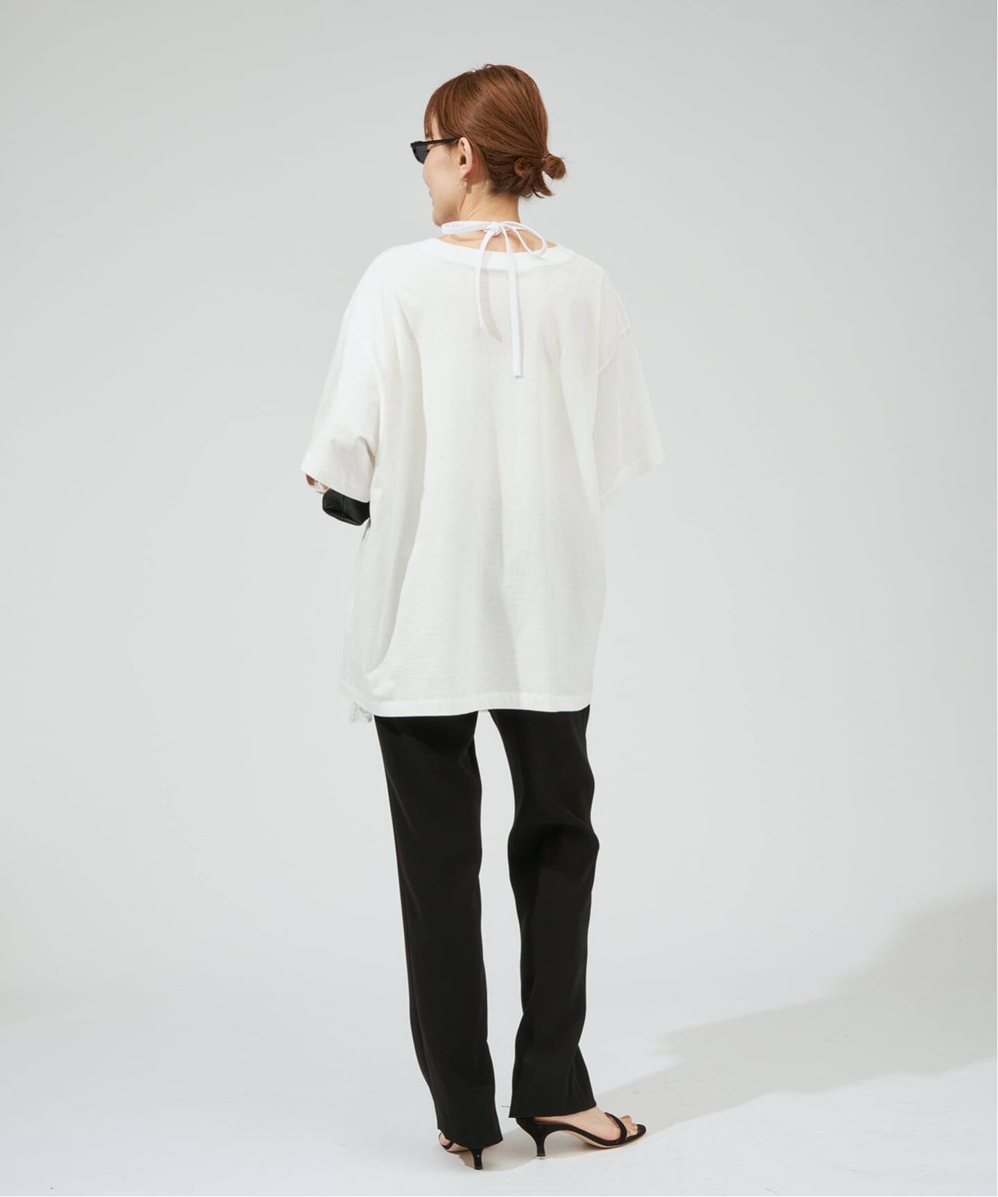 INSCRIRE アンスクリア Hybrid Lingerie Tシャツ I26SS-CUT17（Tシャツ