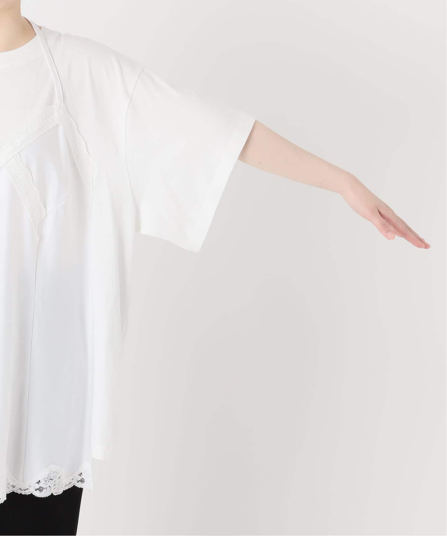 INSCRIRE アンスクリア Hybrid Lingerie Tシャツ I26SS-CUT17（Tシャツ