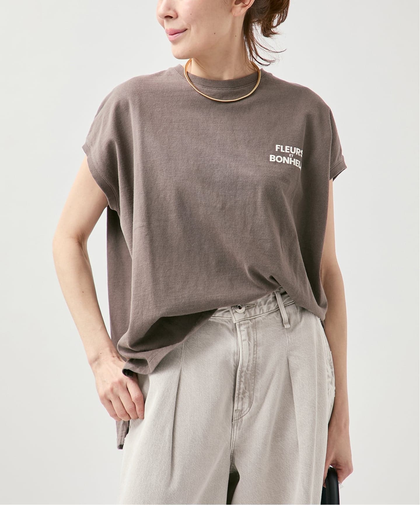 upper hights アッパーハイツ BIG ノースリーブTシャツ 262CW0102（T