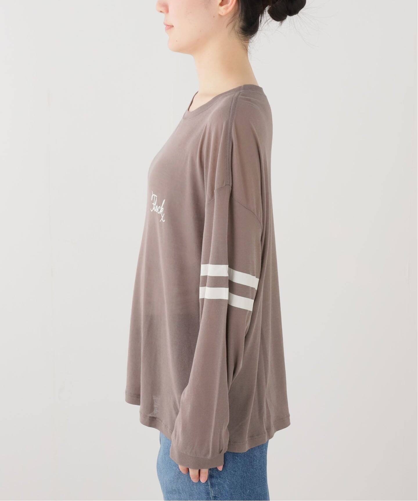 St.Johns 3rd club シアーロングスリーブTシャツ グレー FREE St.Johns 3rd club セントジョンズサードクラブ 別注 シアーLong-T