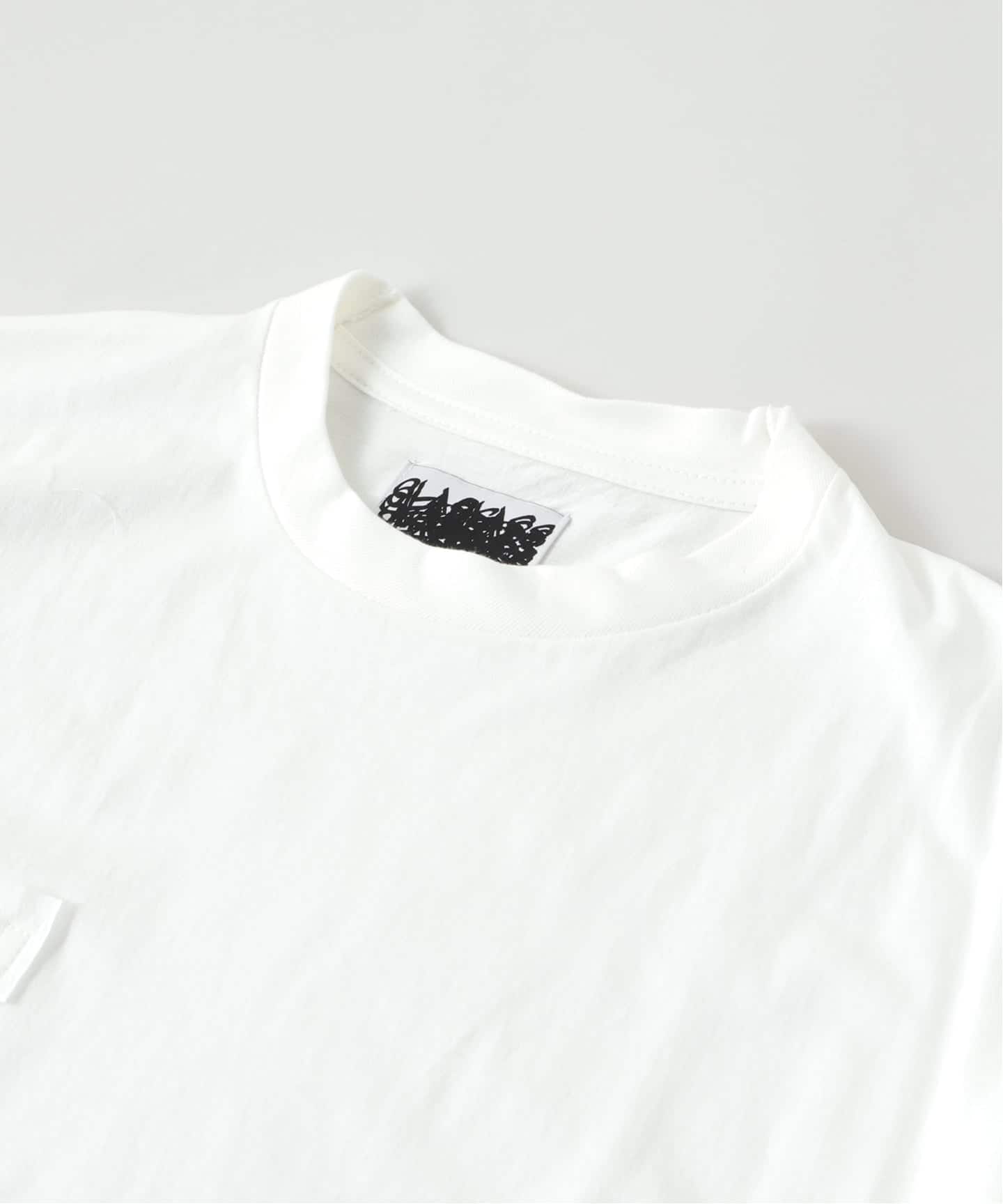 CLASS クラス レイヤード ロンT カットソー ホワイト CLASS / クラス】CCGS20UNI PAPER TOUCH HIGH GAGE JE：カットソー（T