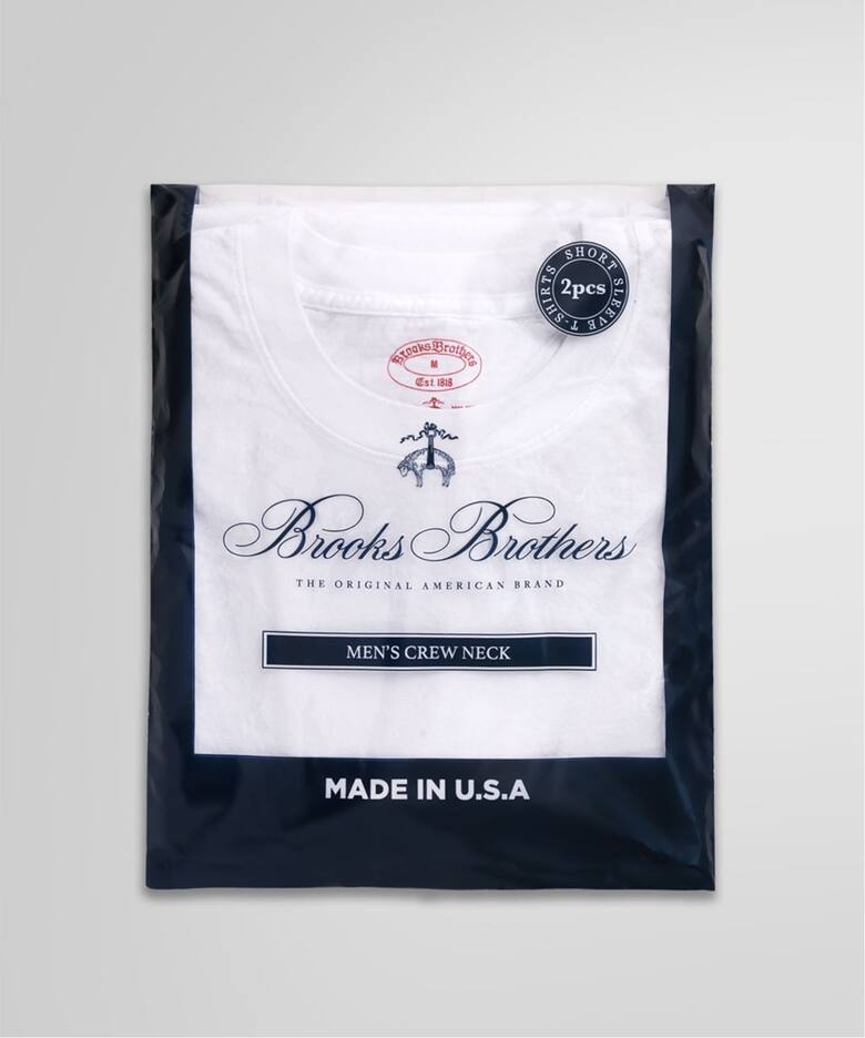 Brooks Brothers / ブルックス ブラザーズ】 USA製 2-PACK TEE ：2枚