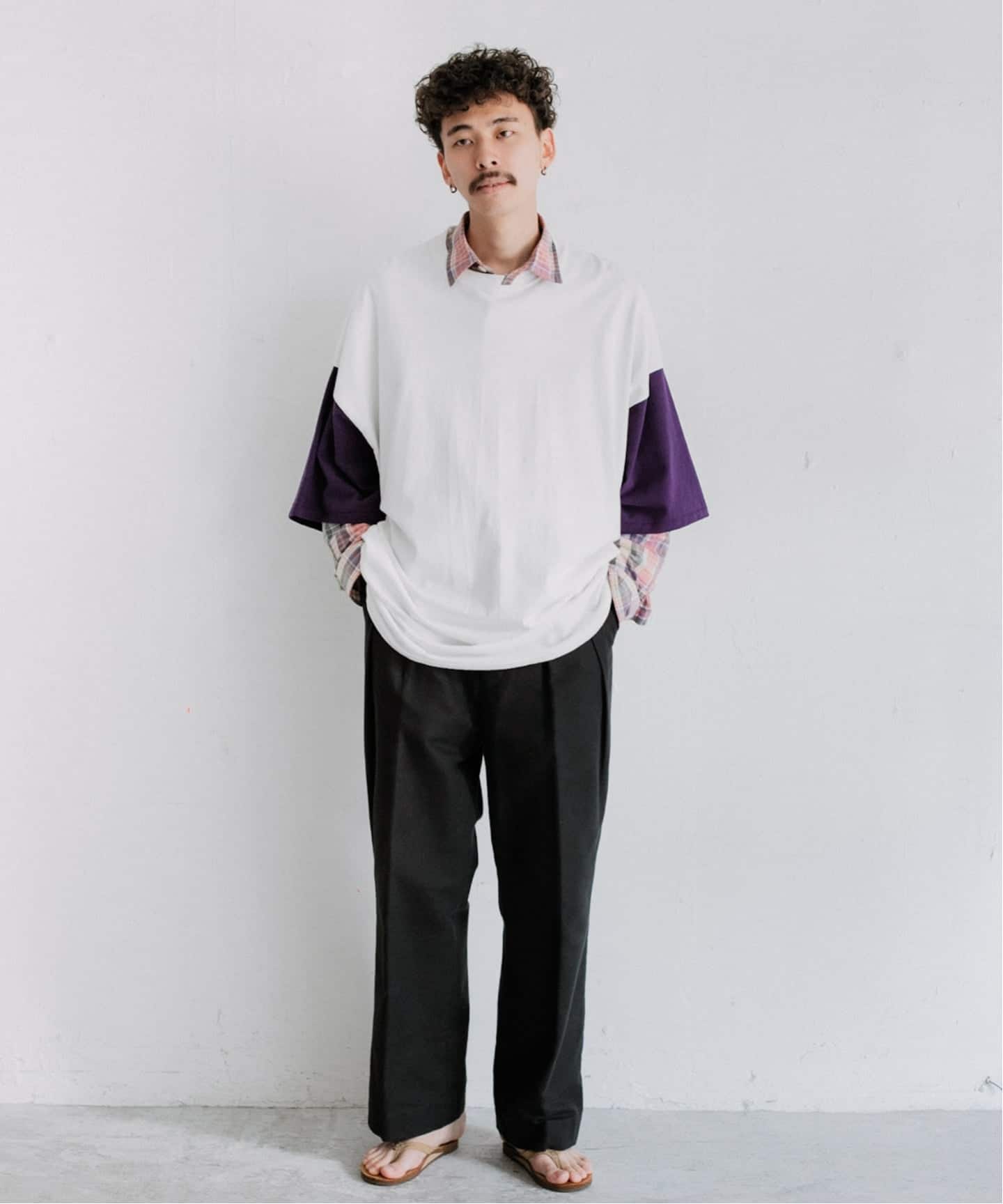 RE-PURPOSE / リパーパス】 bicolor tee：Tシャツ（Tシャツ