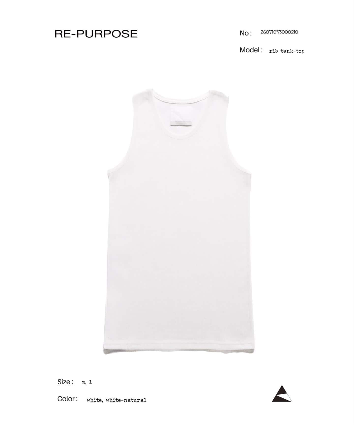 ロンハーマン　Bare Rib Tank Top タンクトップ　ホワイト　XS 2 x Men's Rib Tank Top in White | Shop now — CDLP