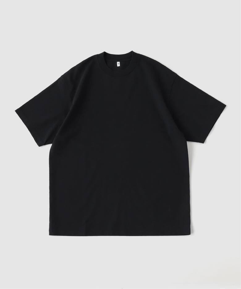 LE / エルイー】WIDE T-SH C/N：ワイド Tシャツ（Tシャツ／カットソー 