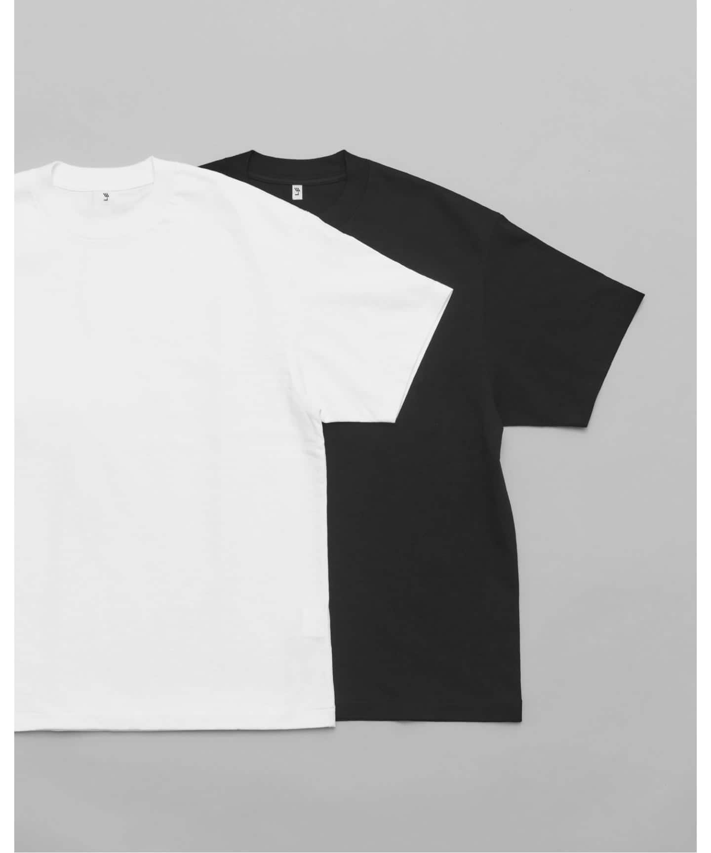 LE / エルイー】WIDE T-SH C/N：ワイド Tシャツ（Tシャツ／カットソー