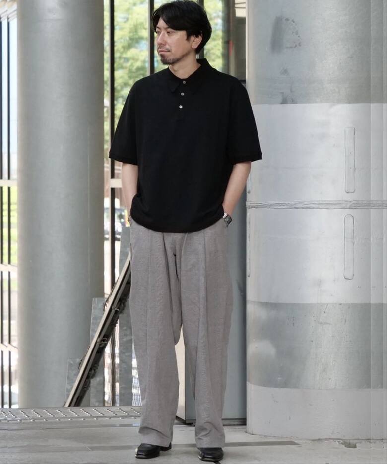 LE / エルイー】SEED STITCH：ポロシャツ（ポロシャツ）｜L