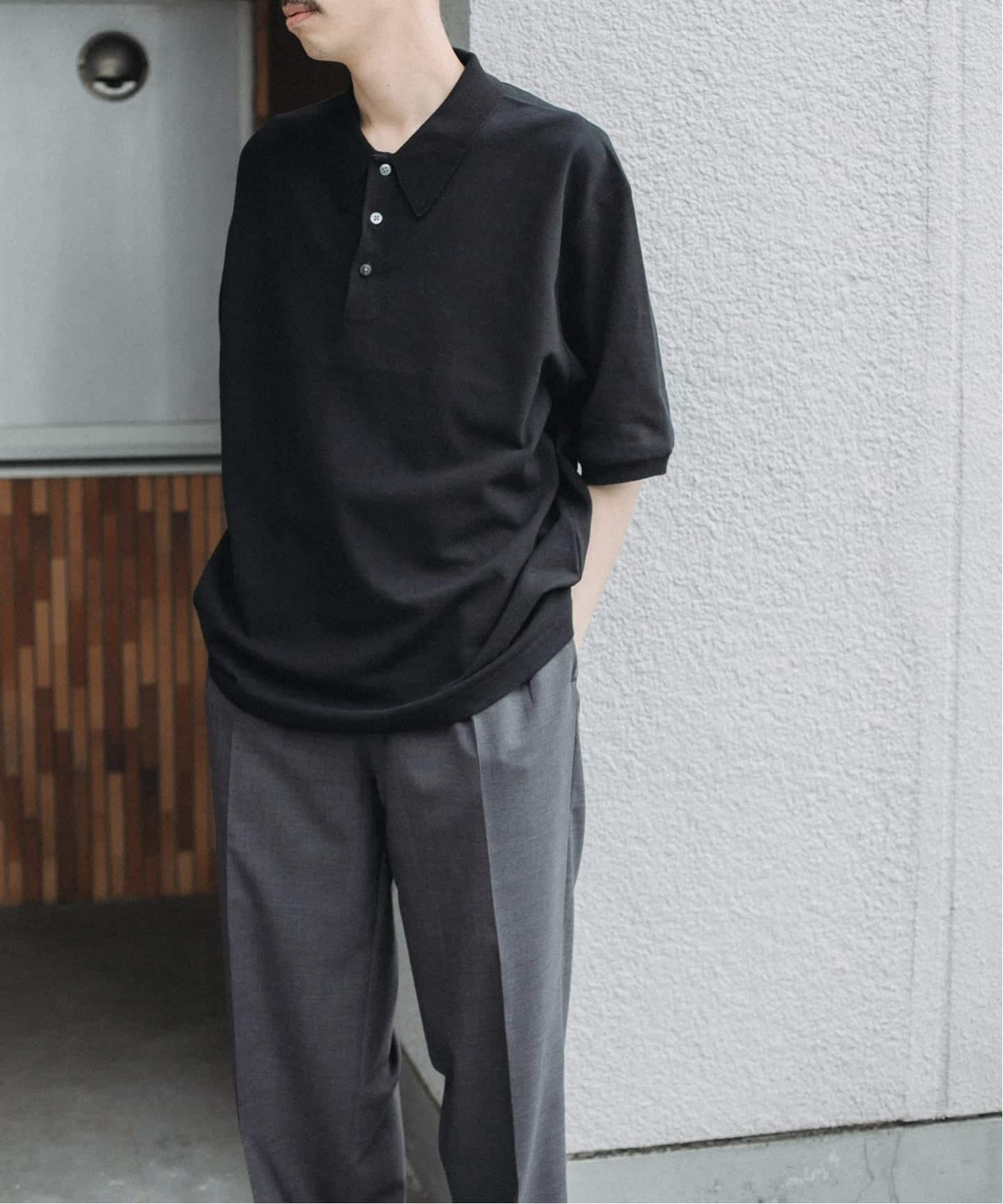 L'ECHOPPE レショップ エルイー SEED STITCH ポロシャツ 2 LE / エルイー】 SEED STITCH（ポロシャツ）｜L'ECHOPPE（レショップ