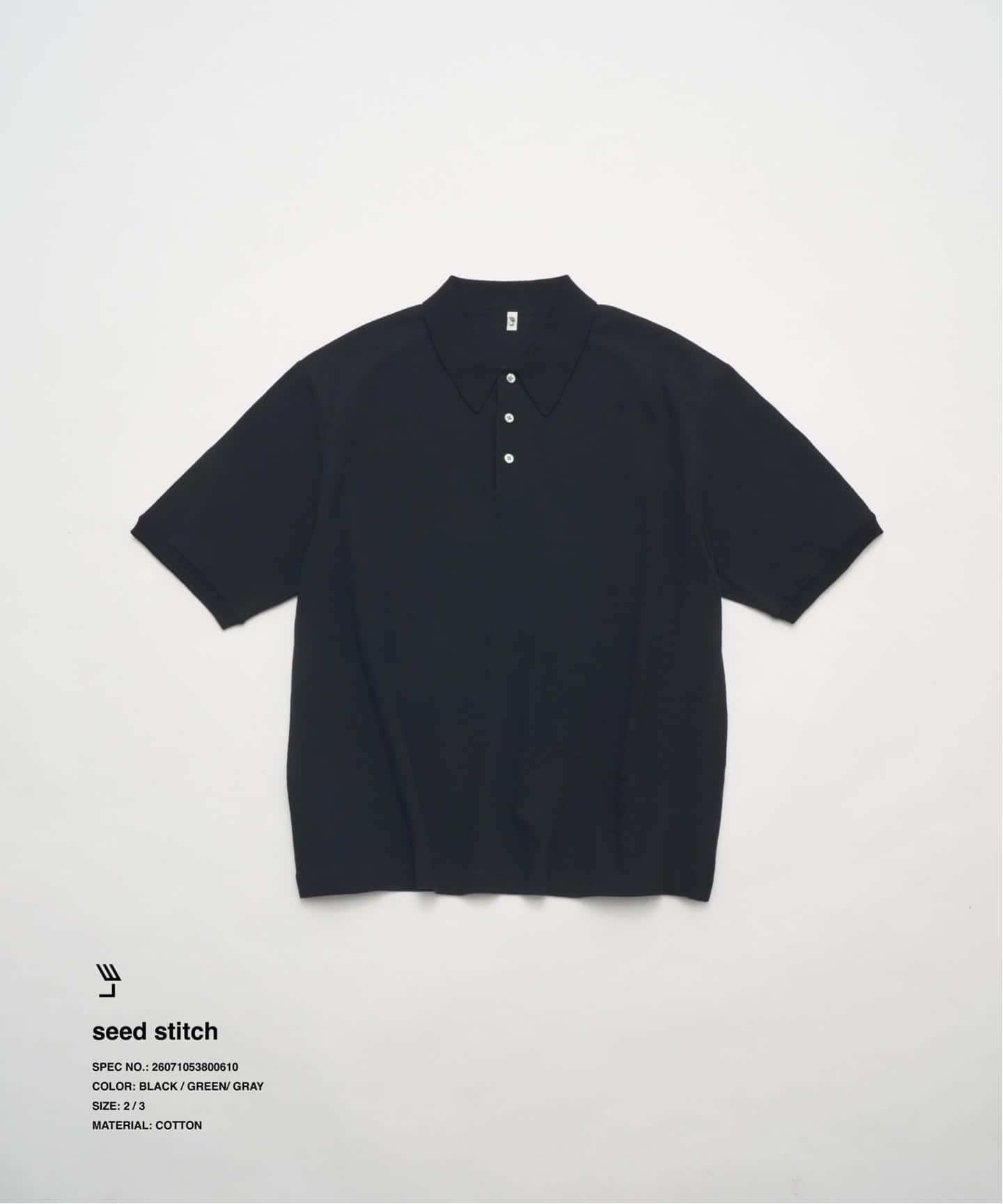 LE / エルイー】SEED STITCH：ポロシャツ（ポロシャツ）｜L'ECHOPPE