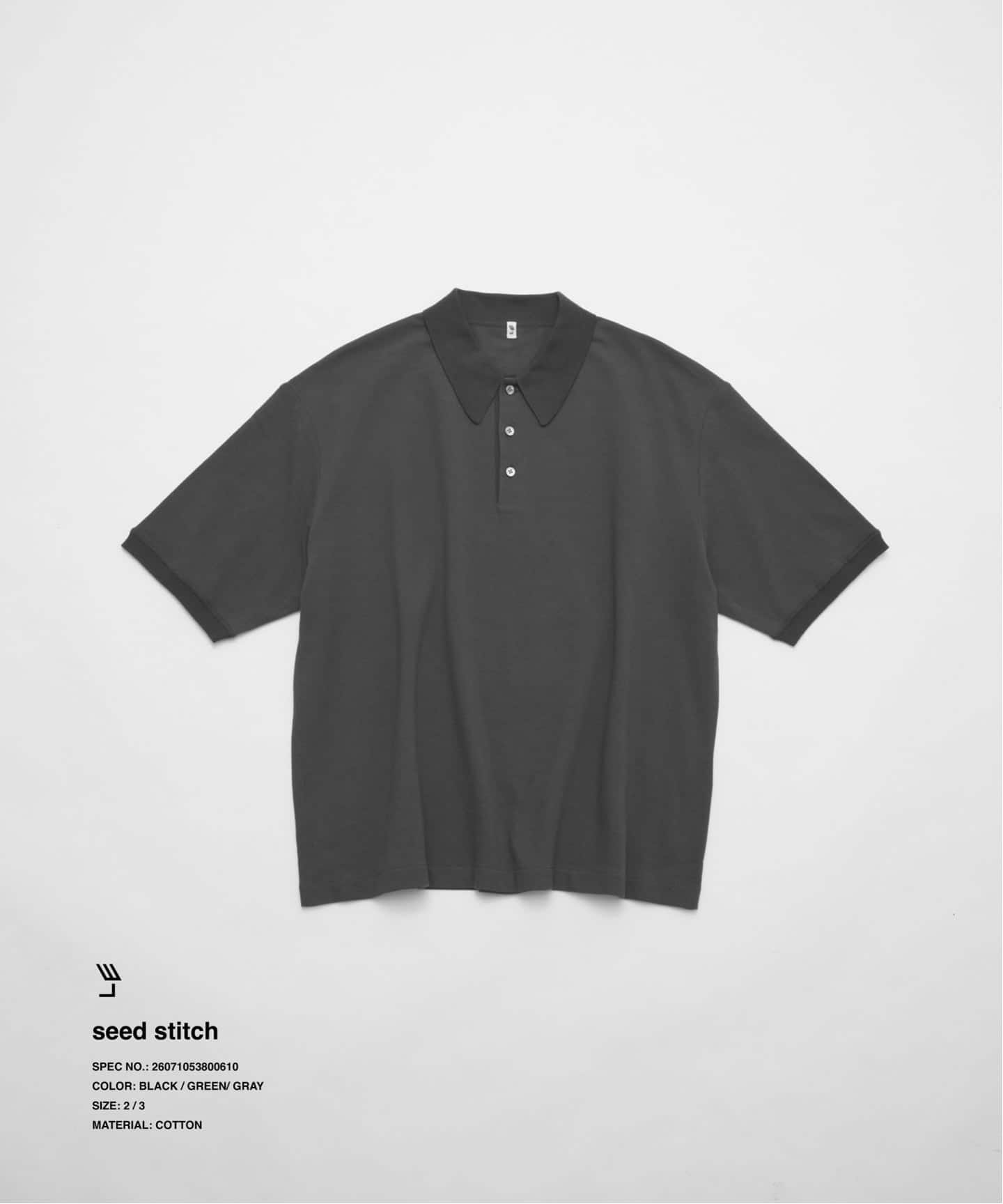 LE / エルイー】SEED STITCH：ポロシャツ（ポロシャツ）｜L'ECHOPPE