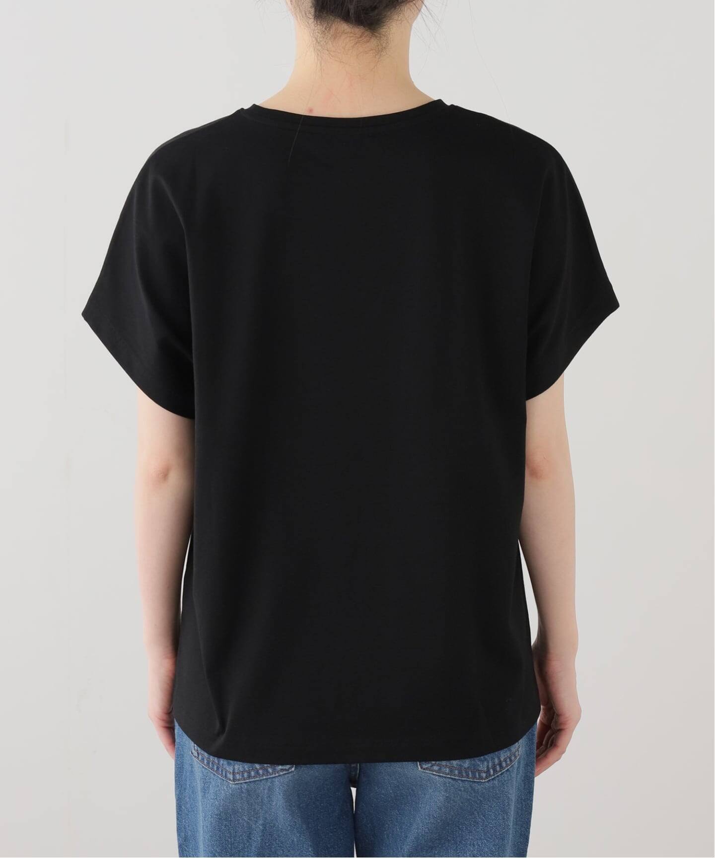ATON SUVIN 60/2 CAP SLEEVE T-SHIRT（Tシャツ／カットソー）｜BOICE