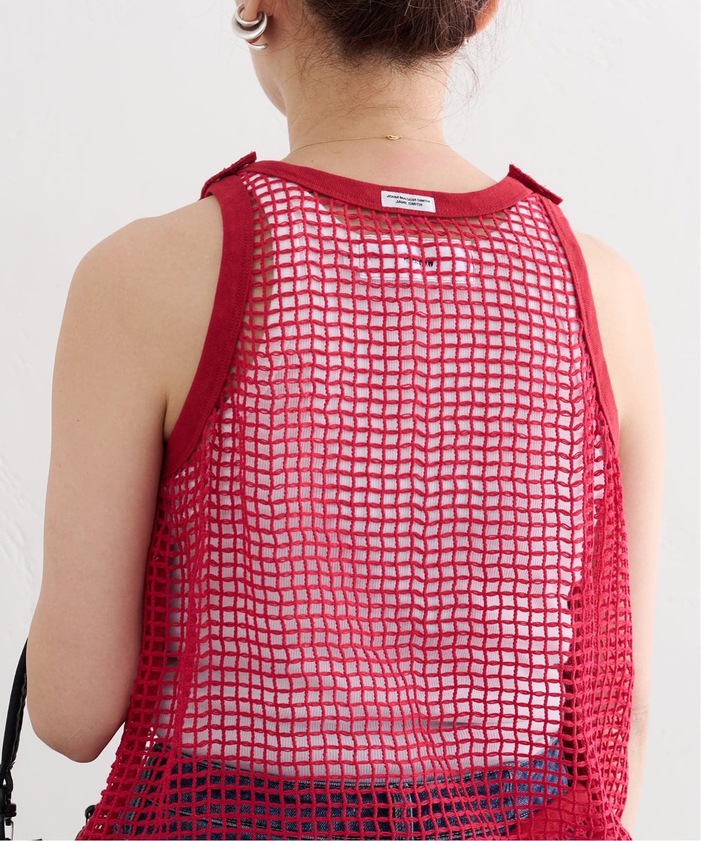 JANE SMITH SQUARE MESH TANK TOP（Tシャツ／カットソー）｜BOICE FROM