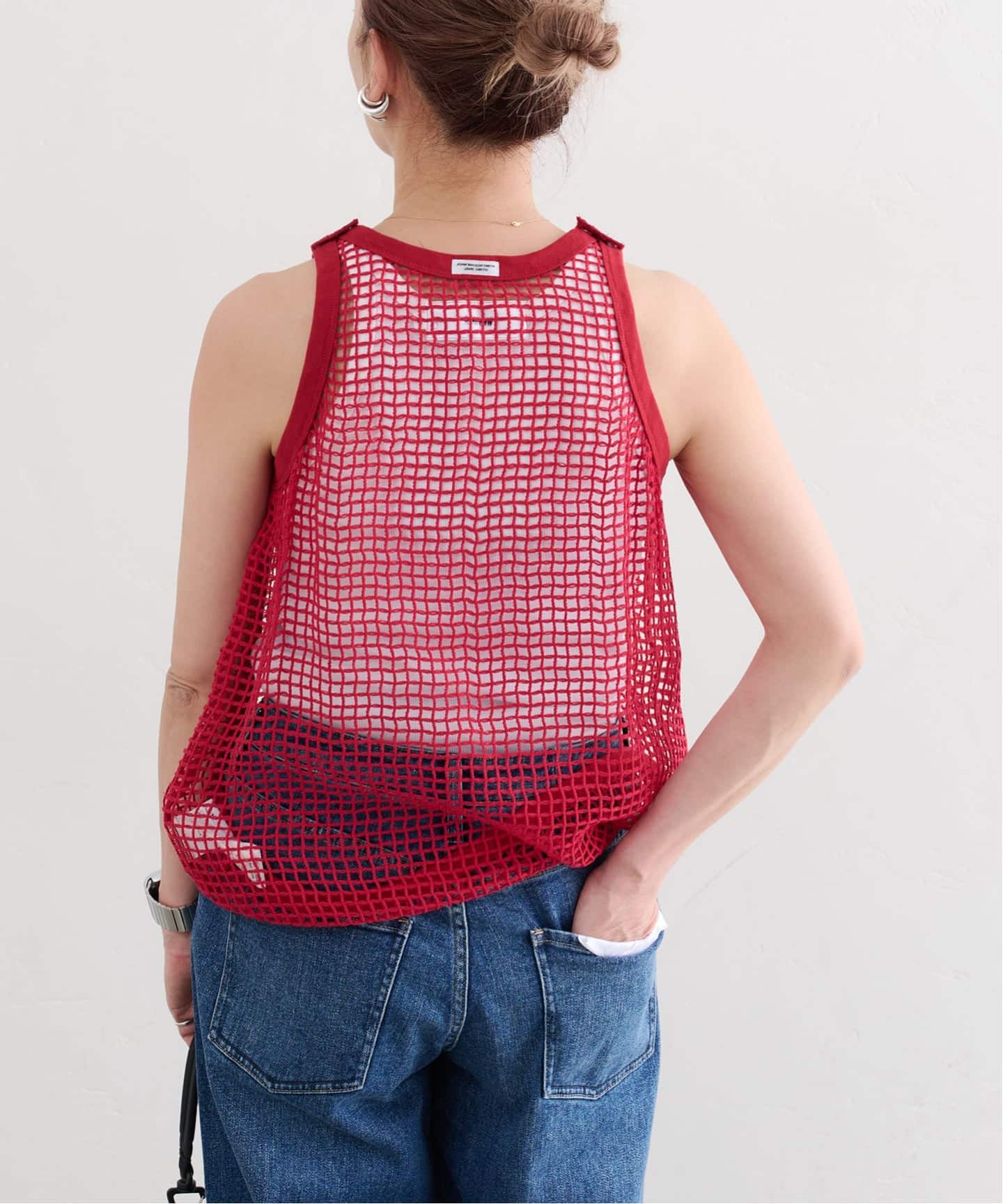 JANE SMITH SQUARE MESH TANK TOP（Tシャツ／カットソー）｜BOICE FROM