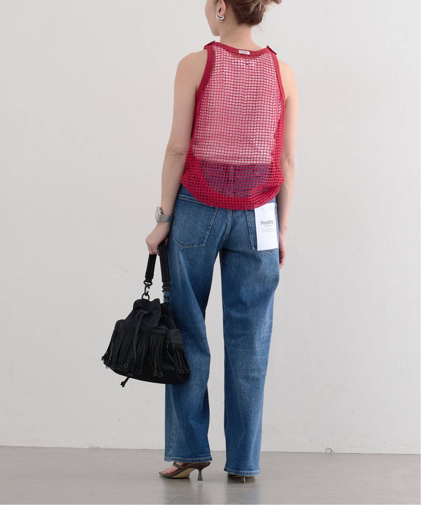 JANE SMITH SQUARE MESH TANK TOP（Tシャツ／カットソー）｜BOICE FROM