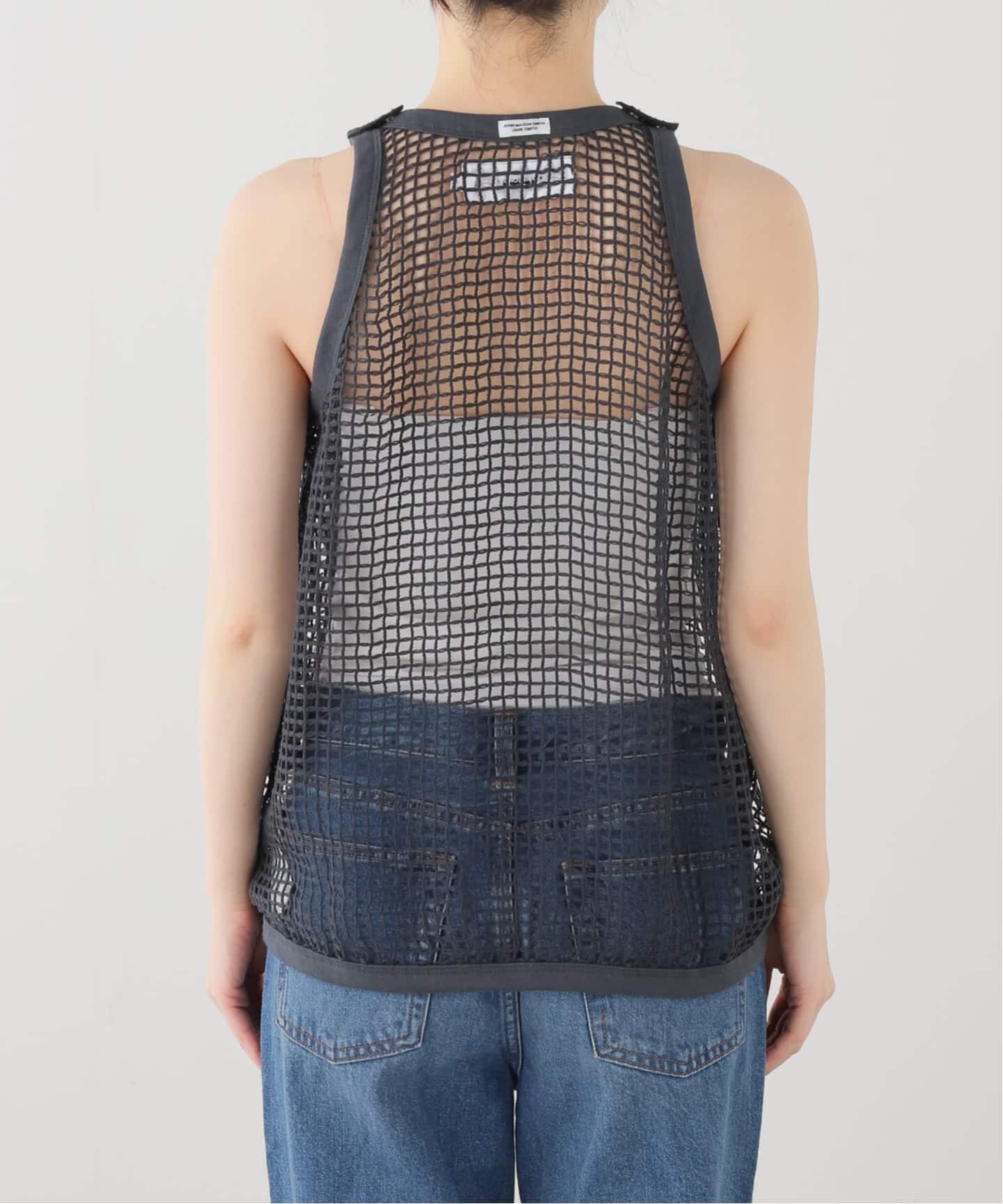 JANE SMITH SQUARE MESH TANK TOP（Tシャツ／カットソー）｜BOICE FROM