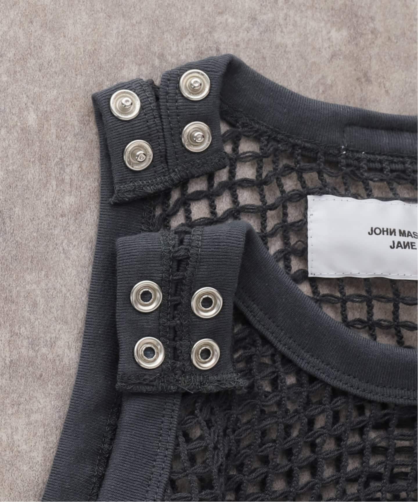 JANE SMITH SQUARE MESH TANK TOP（Tシャツ／カットソー）｜BOICE FROM