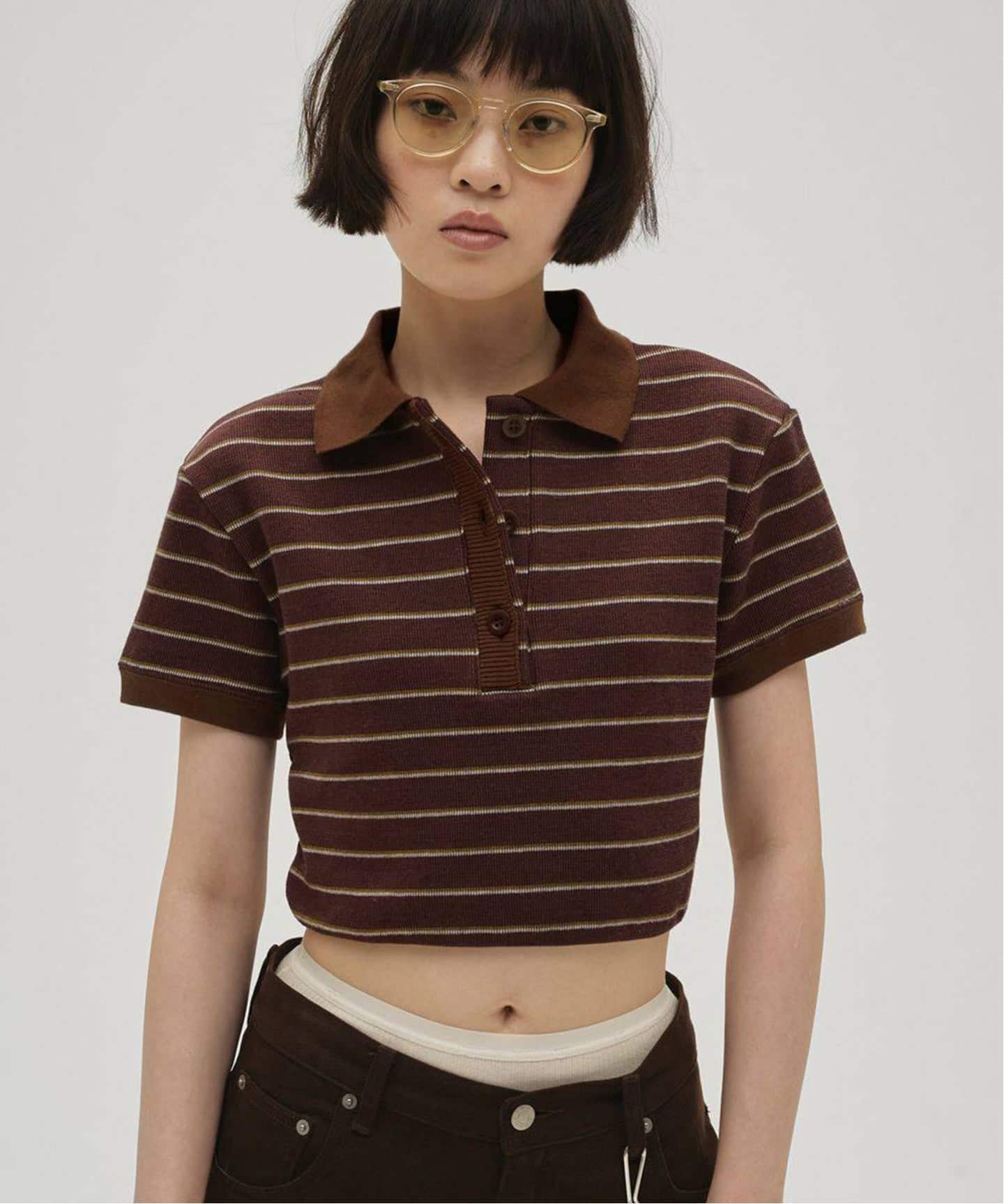 TODAYFUL Border ポロエリ Tops（Tシャツ／カットソー）｜BOICE FROM