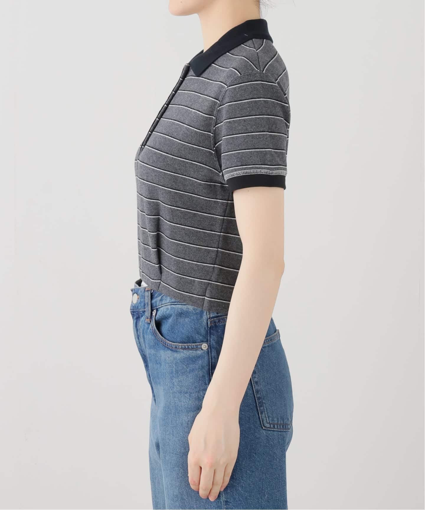 TODAYFUL Border ポロエリ Tops（Tシャツ／カットソー）｜BOICE FROM