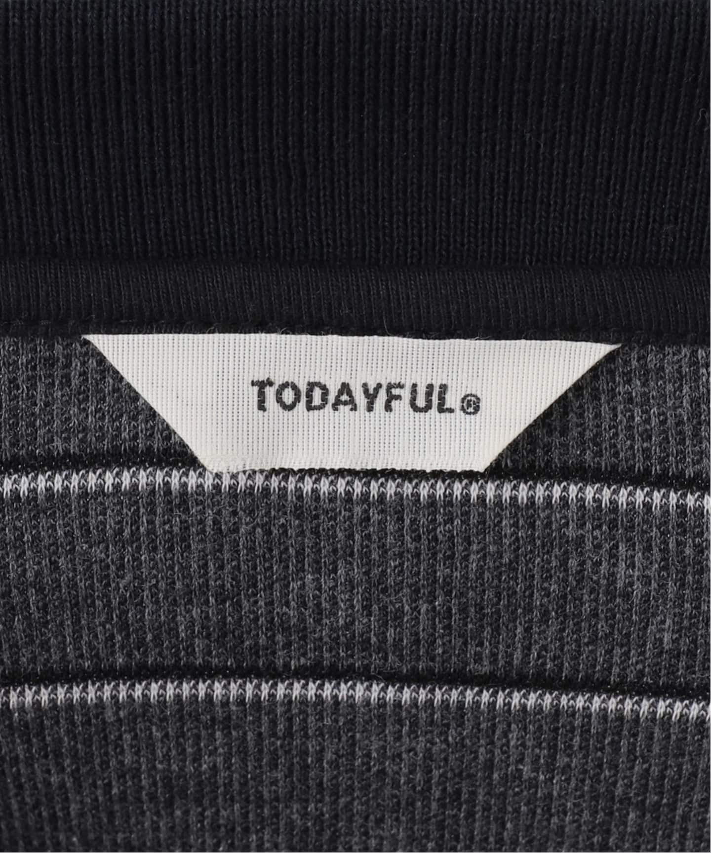 TODAYFUL Border ポロエリ Tops（Tシャツ／カットソー）｜BOICE FROM