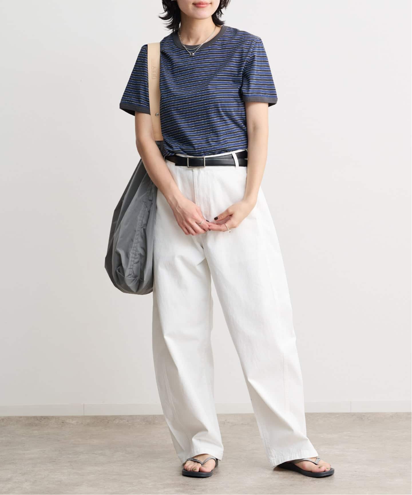 anuke Multi Border T-Shirts（Tシャツ／カットソー）｜BOICE FROM