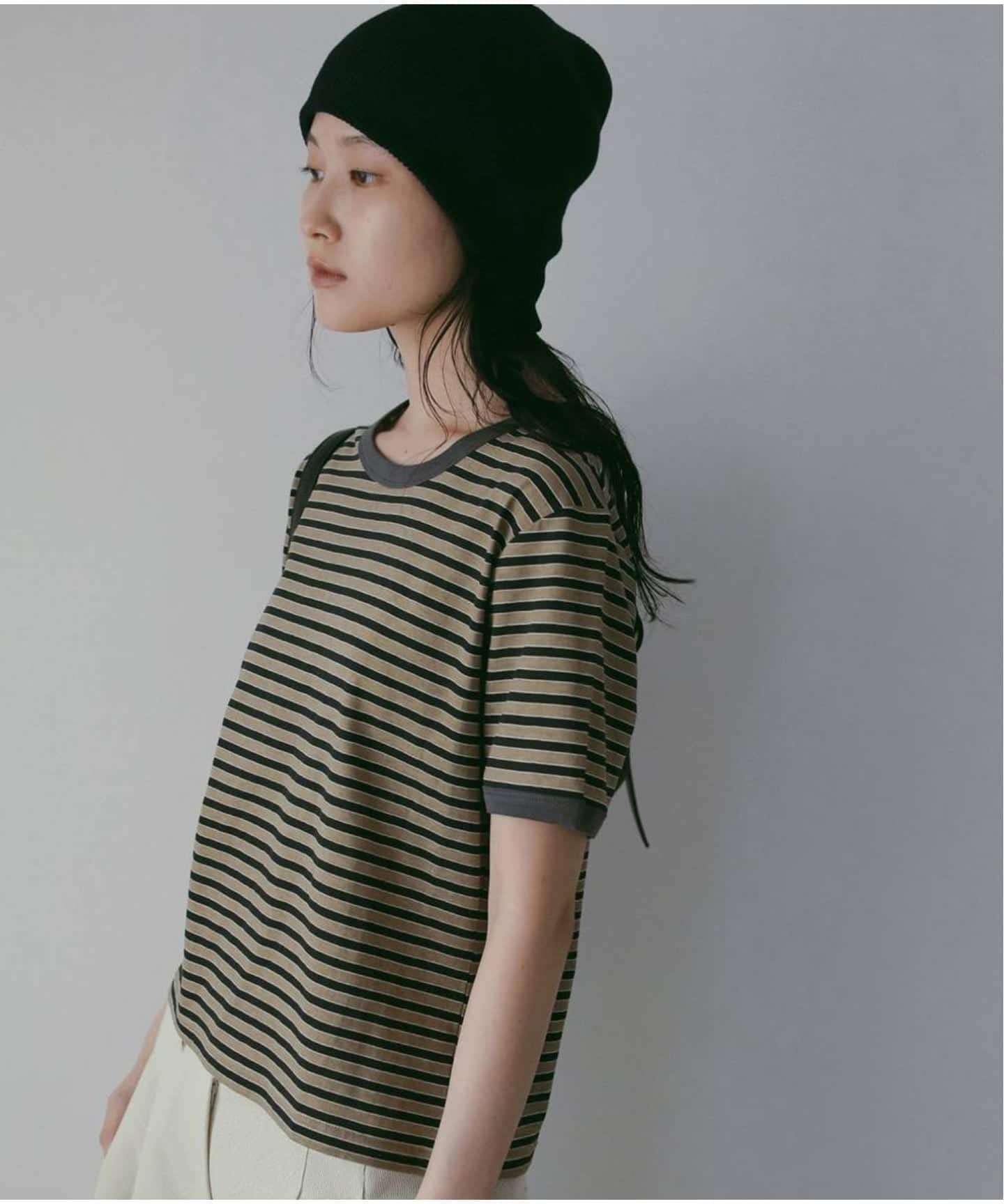 anuke Multi Border T-Shirts（Tシャツ／カットソー）｜BOICE FROM