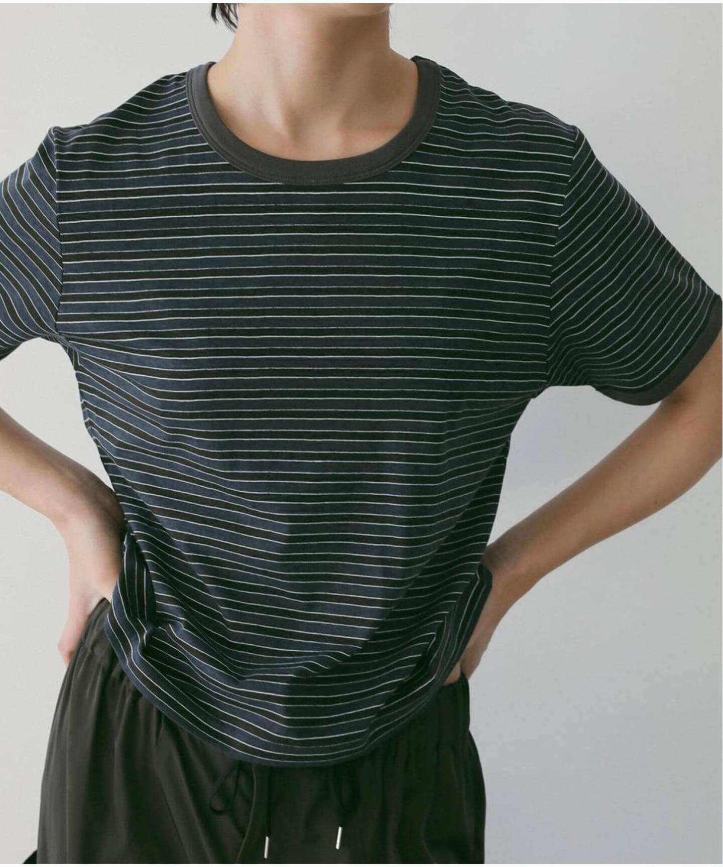 anuke Multi Border T-Shirts（Tシャツ／カットソー）｜BOICE FROM