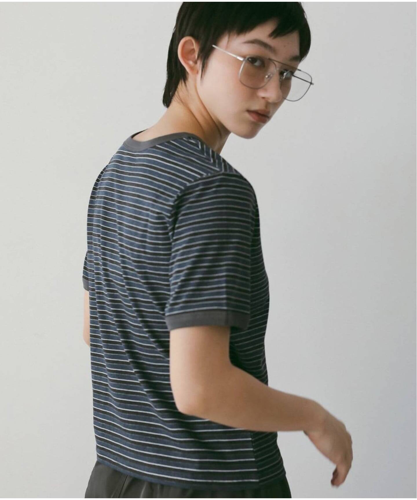 anuke Multi Border T-Shirts（Tシャツ／カットソー）｜BOICE FROM