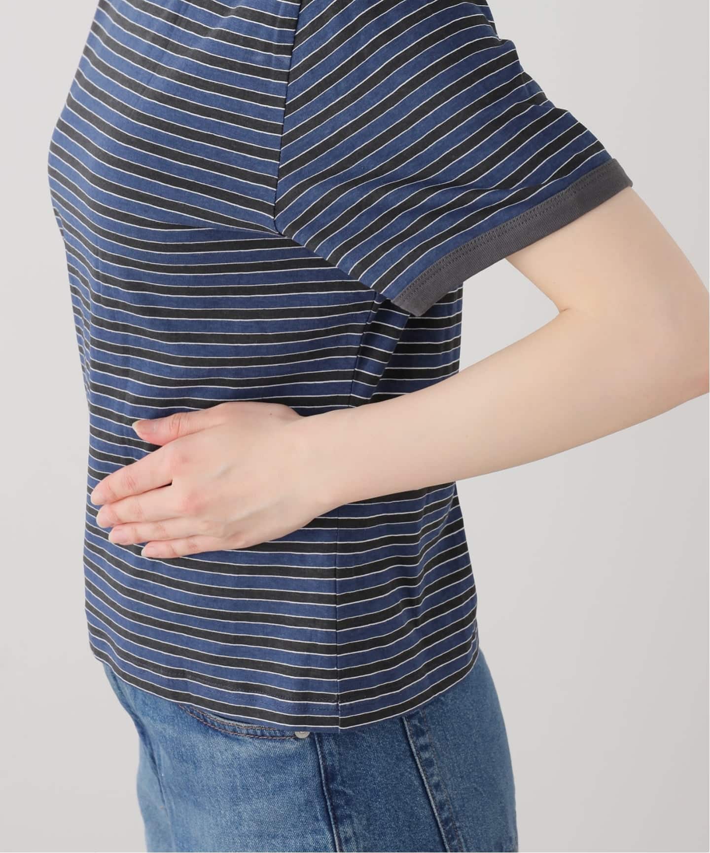 anuke Multi Border T-Shirts（Tシャツ／カットソー）｜BOICE FROM
