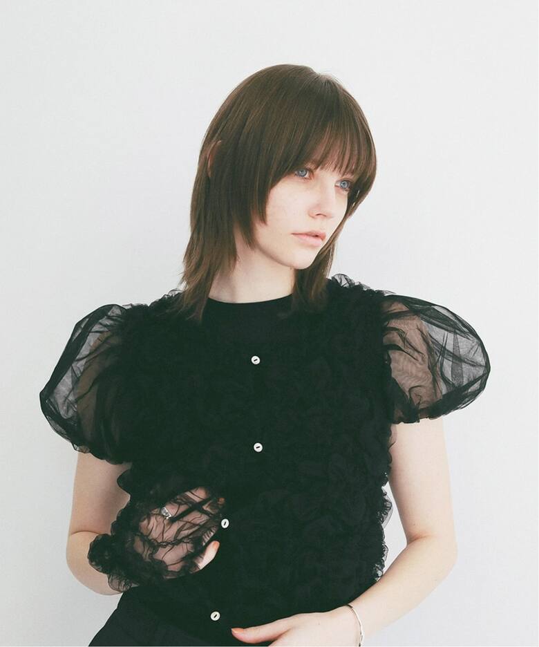 CLANE TULLE VEST LAYERED TOPS（シャツ／ブラウス）｜BOICE FROM 