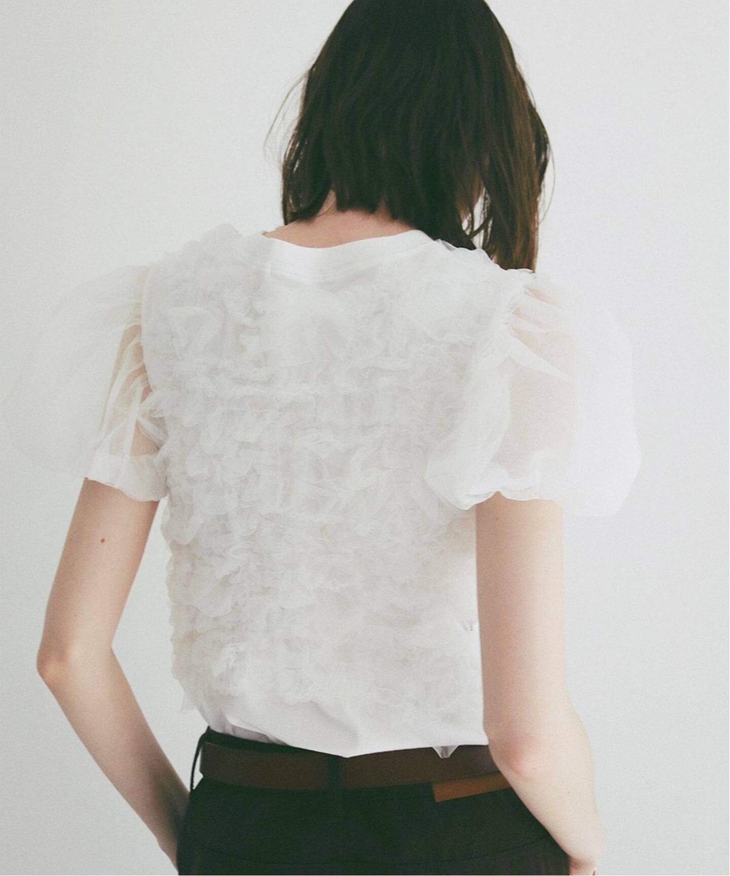 CLANE TULLE VEST LAYERED TOPS（シャツ／ブラウス）｜BOICE FROM