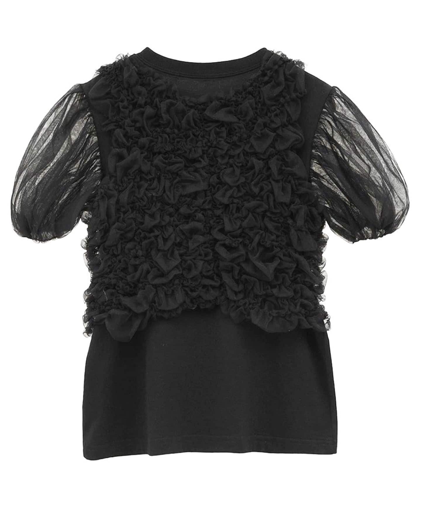 CLANE TULLE VEST LAYERED TOPS（シャツ／ブラウス）｜BOICE FROM