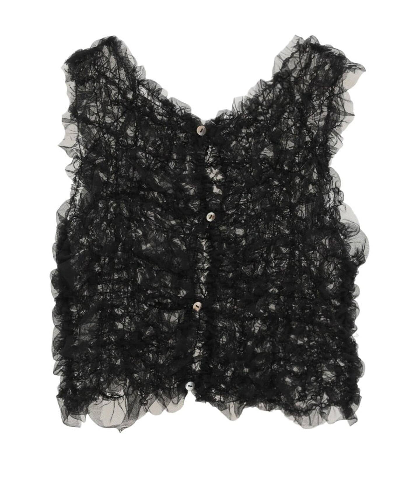 CLANE TULLE VEST LAYERED TOPS（シャツ／ブラウス）｜BOICE FROM