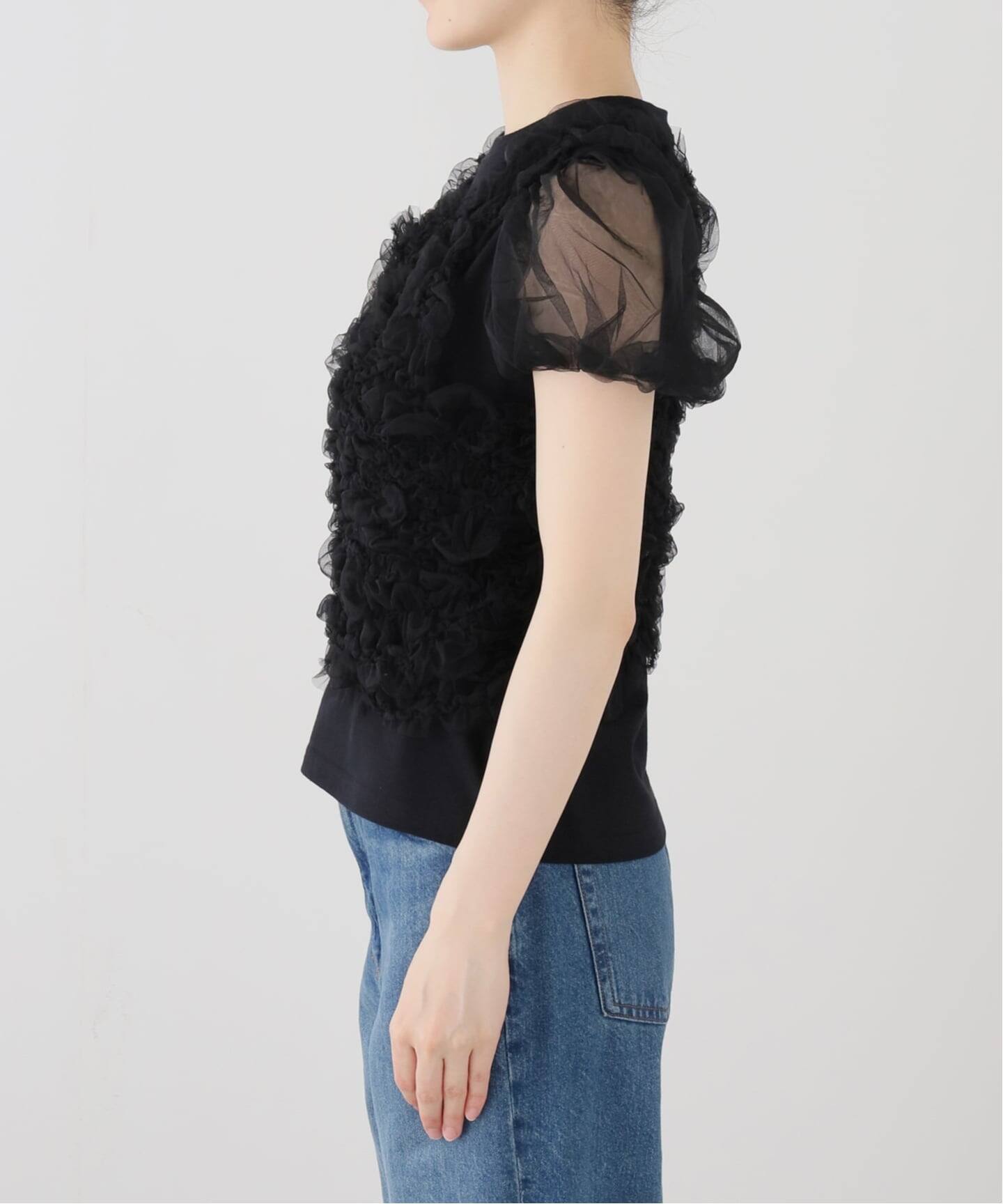 CLANE TULLE VEST LAYERED TOPS（シャツ／ブラウス）｜BOICE FROM