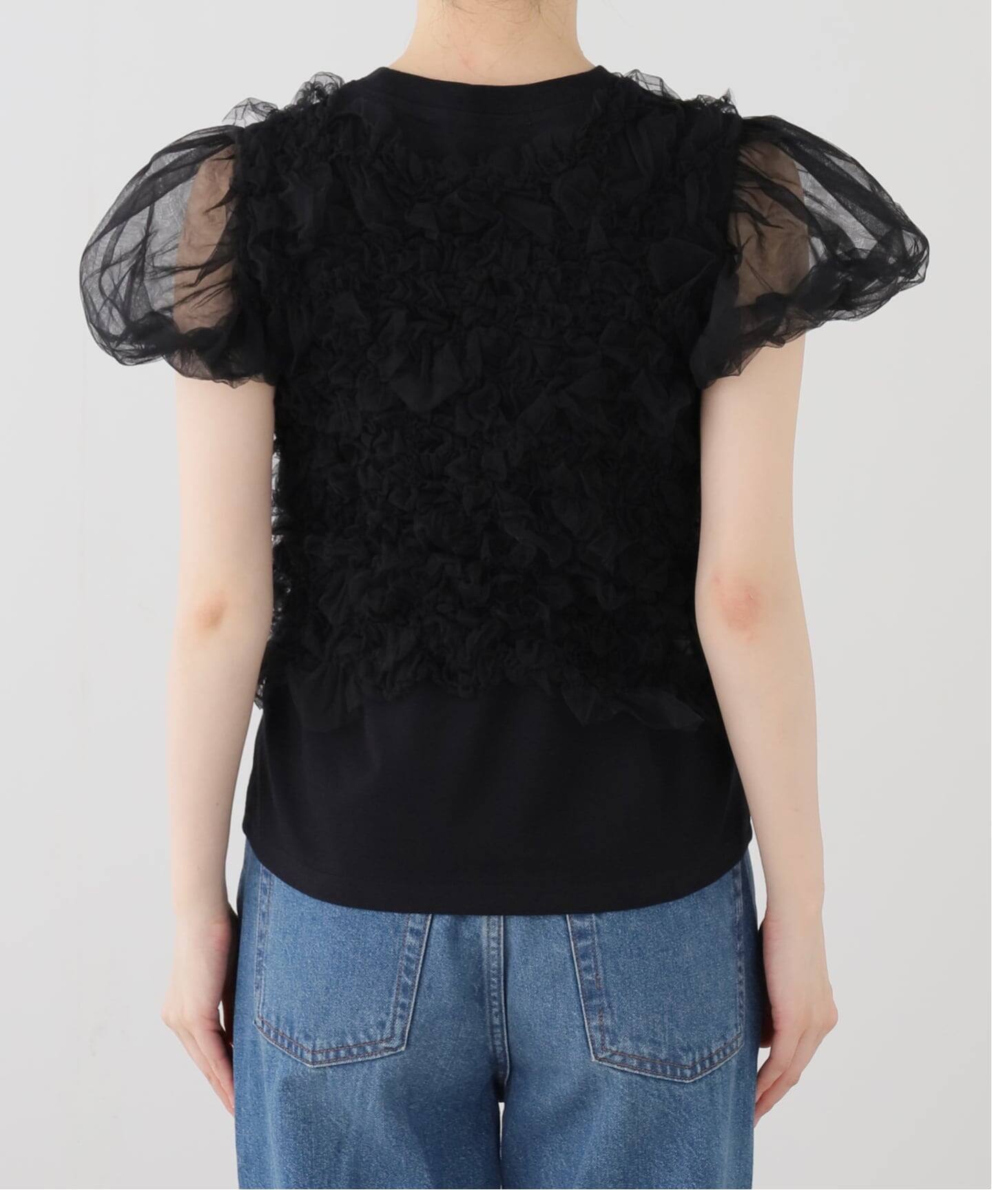 CLANE TULLE VEST LAYERED TOPS（シャツ／ブラウス）｜BOICE FROM