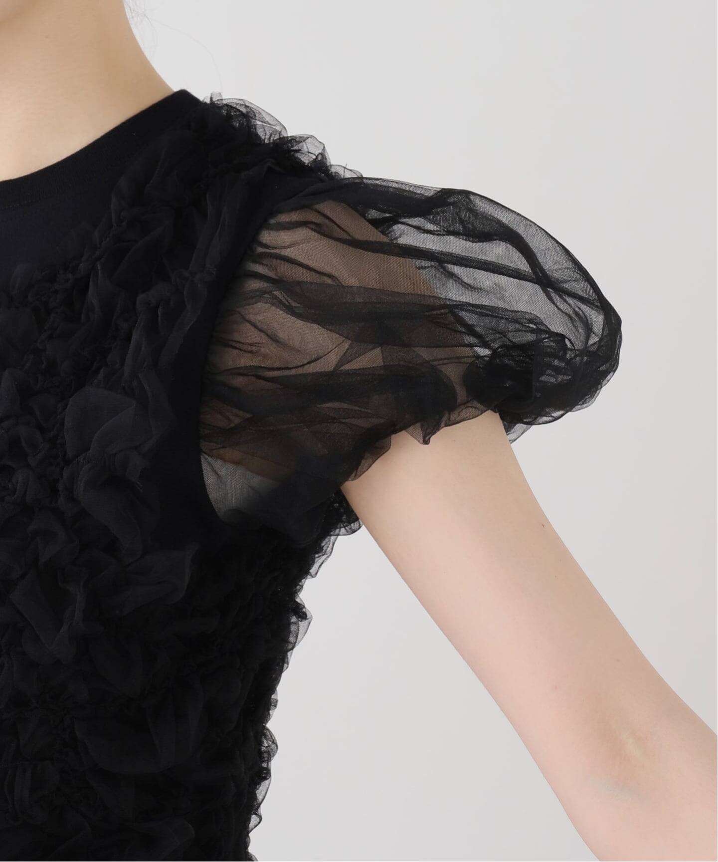 CLANE TULLE VEST LAYERED TOPS（シャツ／ブラウス）｜BOICE FROM