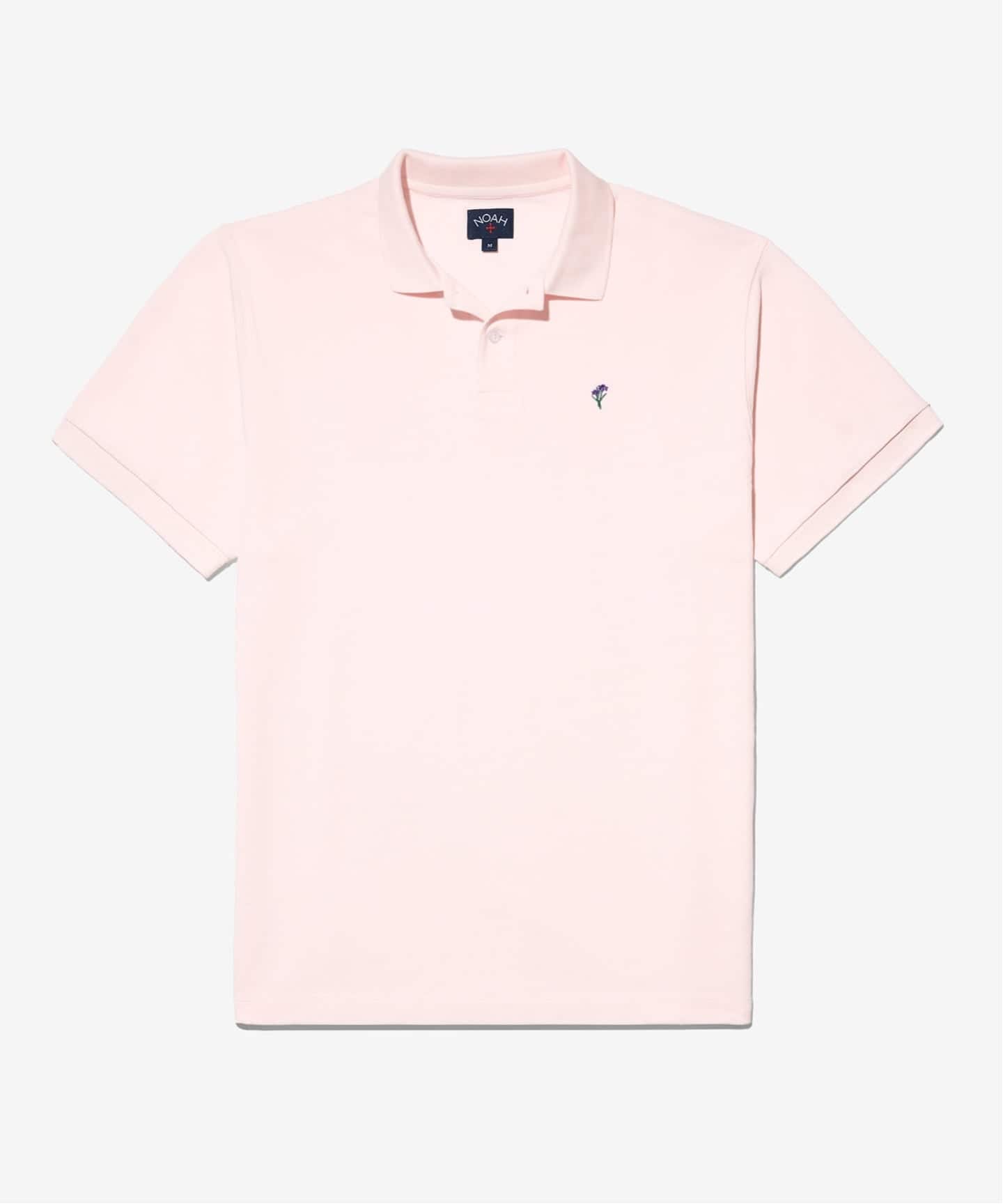 NOAH ポロシャツ ピンク Mサイズ Pique Poloshirt（Tシャツ／カットソー）｜NOAH（ノア）の通販