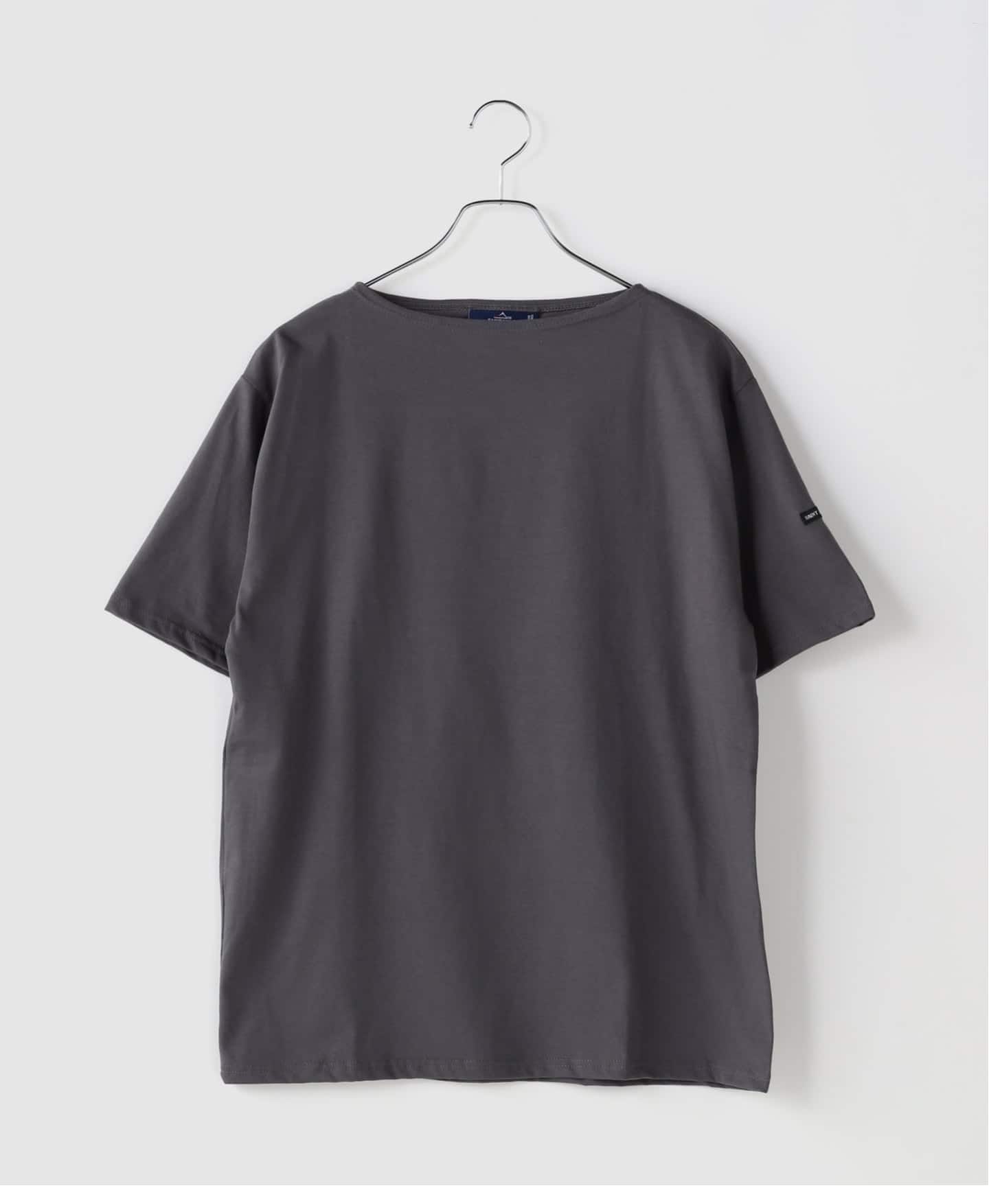 SAINT JAMES PIRIAC Tシャツ グレー T6 PIRIAC / ピリアック ソリッド（Tシャツ／カットソー）｜SAINT JAMES