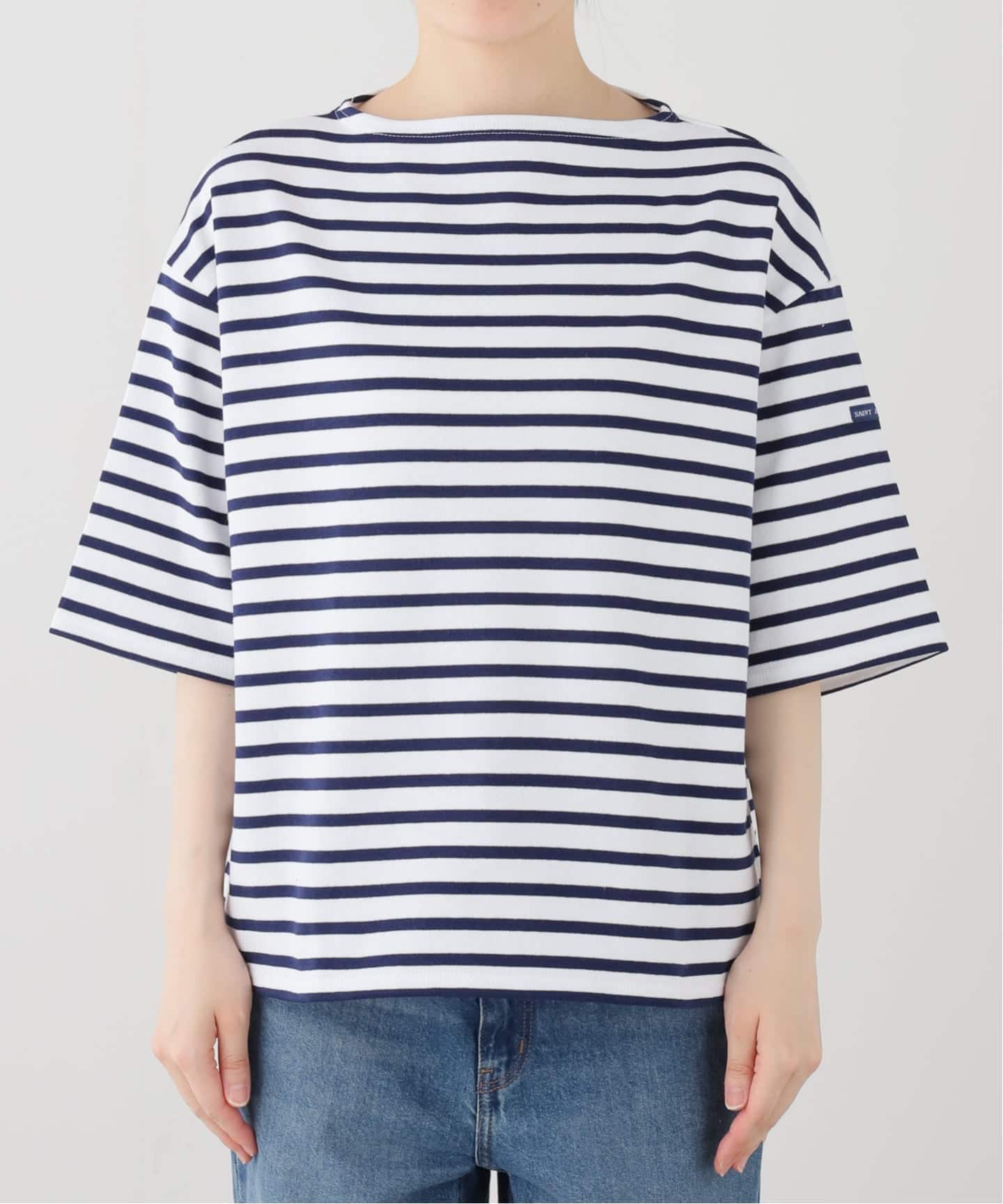 SAINT JAMES / セントジェームス OUESSANT H/S LOOSE 1 BORDER（T
