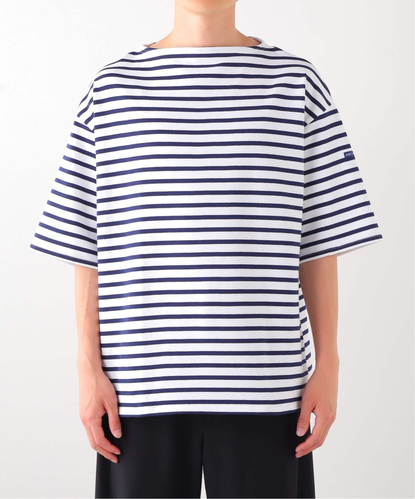SAINT JAMES / セントジェームス OUESSANT H/S LOOSE 2 BORDER（T
