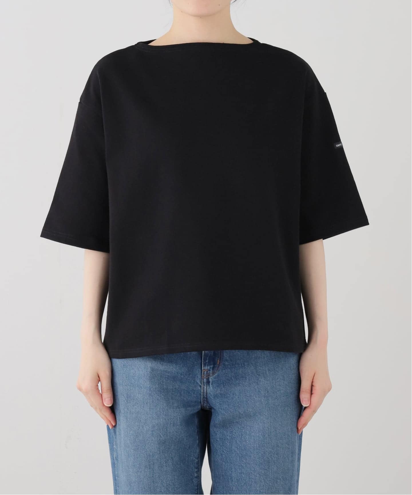 SAINT JAMES / セントジェームス OUESSANT H/S LOOSE 1 SOLID（Tシャツ