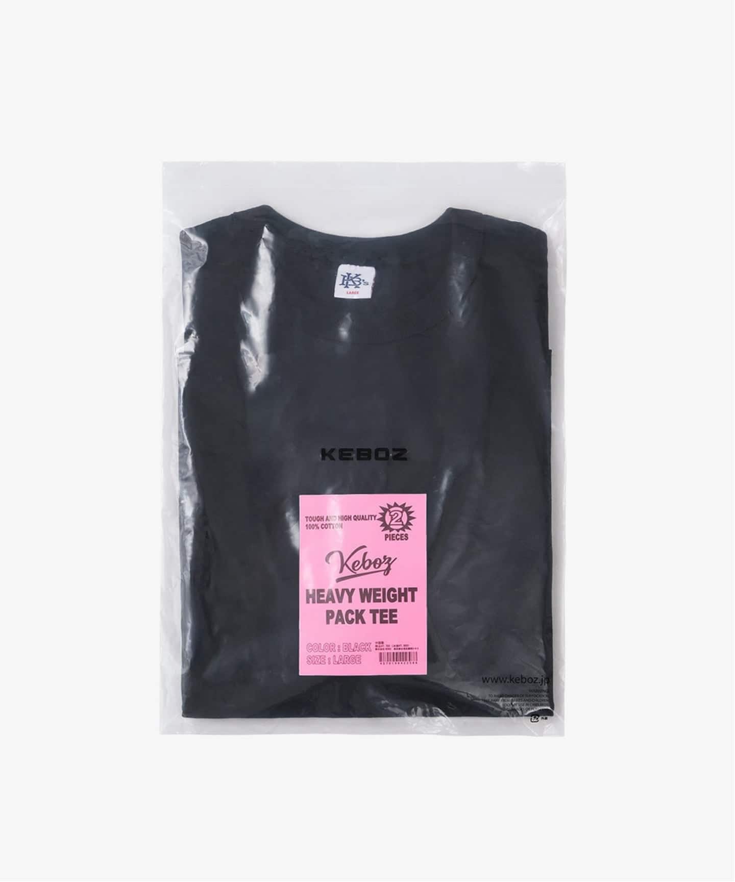 2 PACK HEAVY WEIGHT S/S TEE（Tシャツ／カットソー）｜KEBOZ（ケボズ