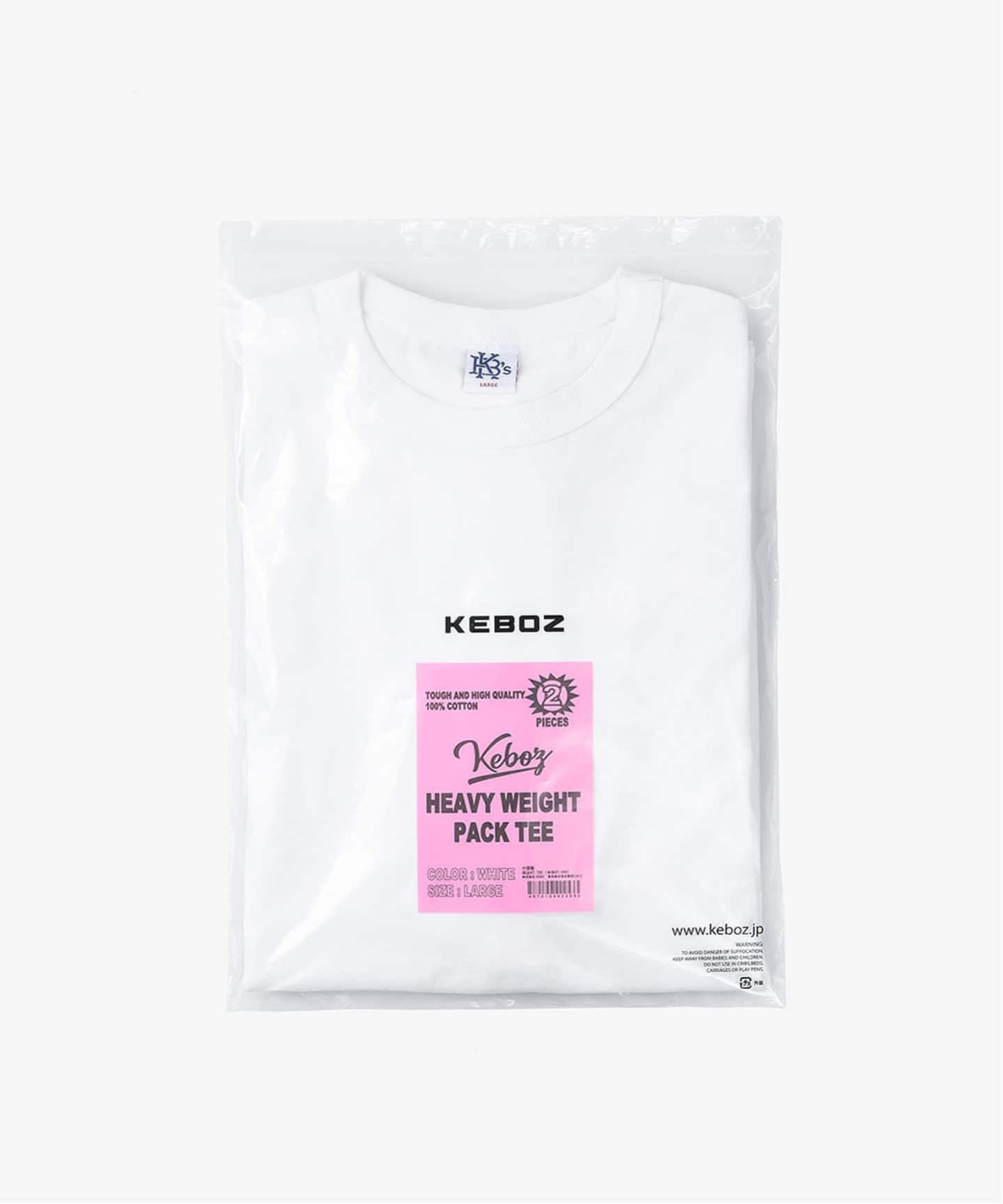 2 PACK HEAVY WEIGHT S/S TEE（Tシャツ／カットソー）｜KEBOZ（ケボズ