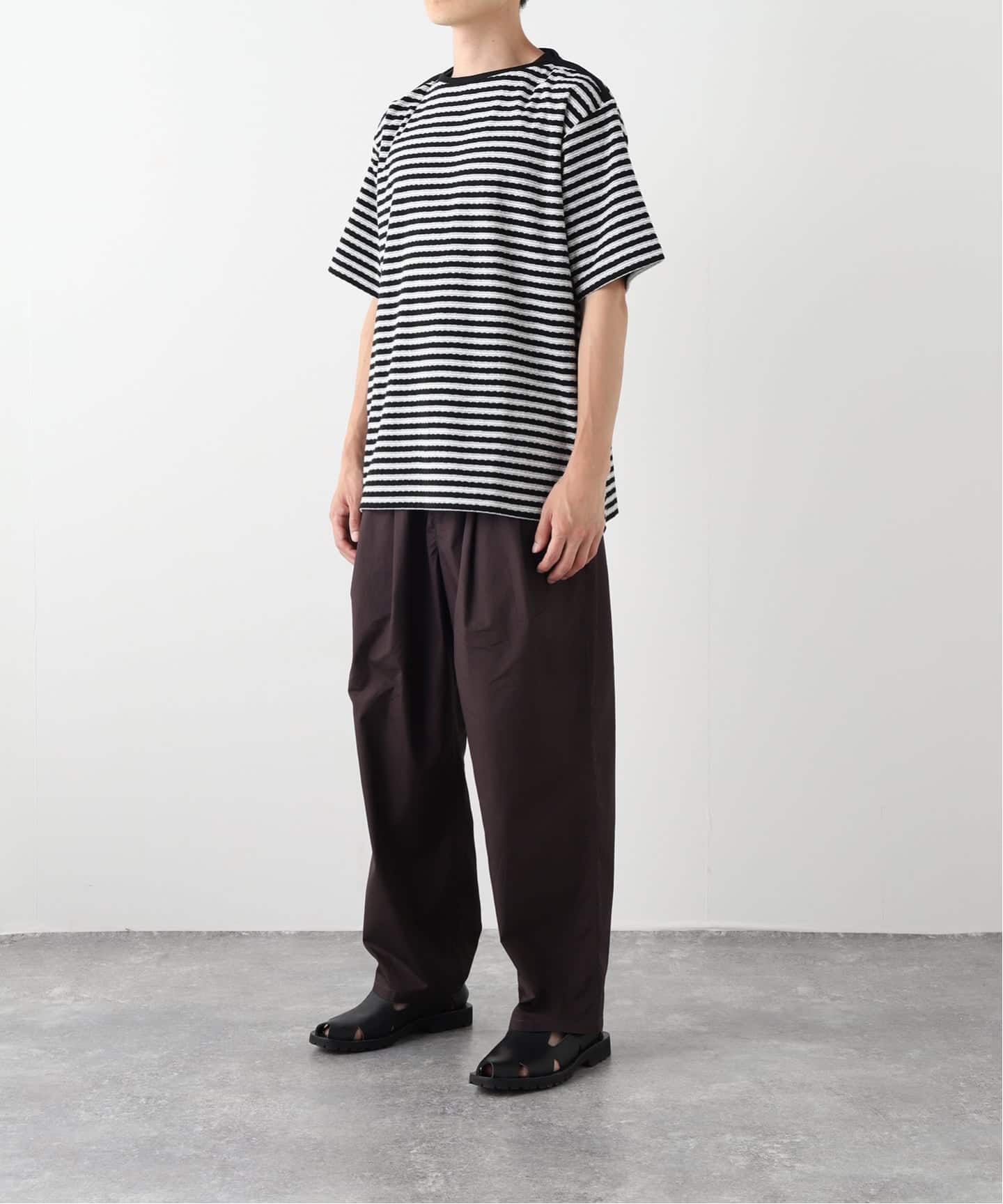 パイル ボーダー ボートネック（Tシャツ／カットソー）｜EDIFICE
